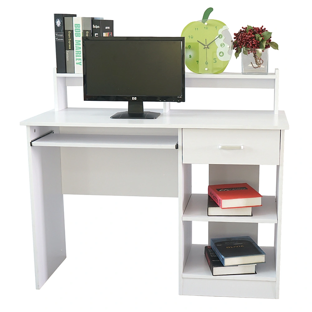General Style Modern E1 15MM Chipboard Computer Desk White view 7