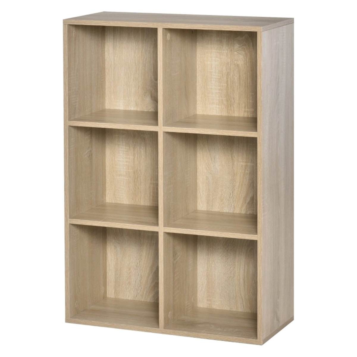 Modern Bookcase Storage Cabinet, 5-Shelf Open Display Rack Organizer for Living Room view 2
