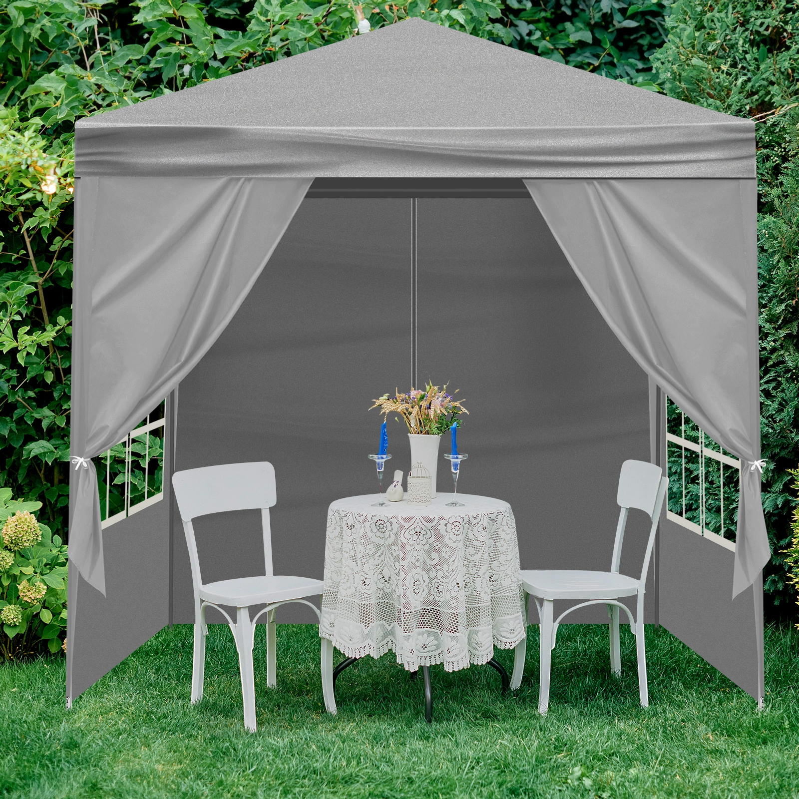 6.5x6.5FT Four Sides Portable Party Tent view 19
