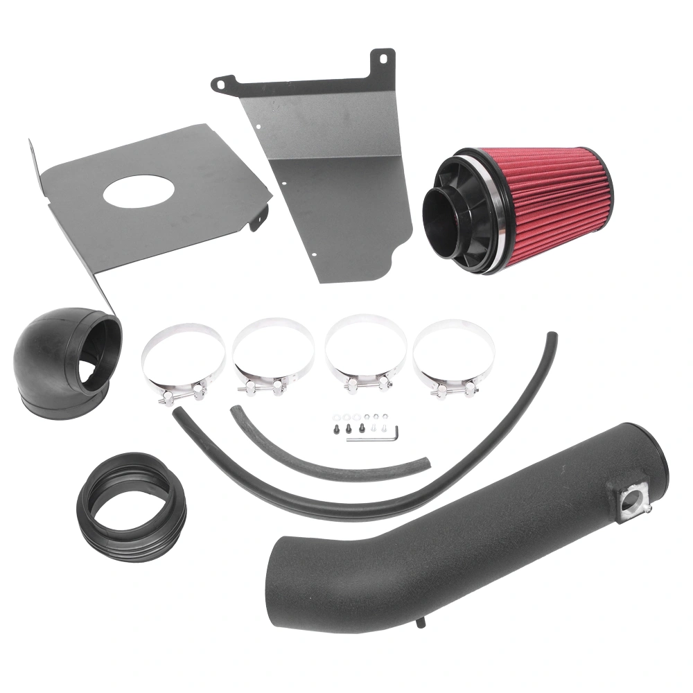 4 Inch Black Intake Pipe with Air Filter for GMC Chevy Cadillac 2009-2014 V8 4.8L 5.3L 6.0L 6.2L view 3