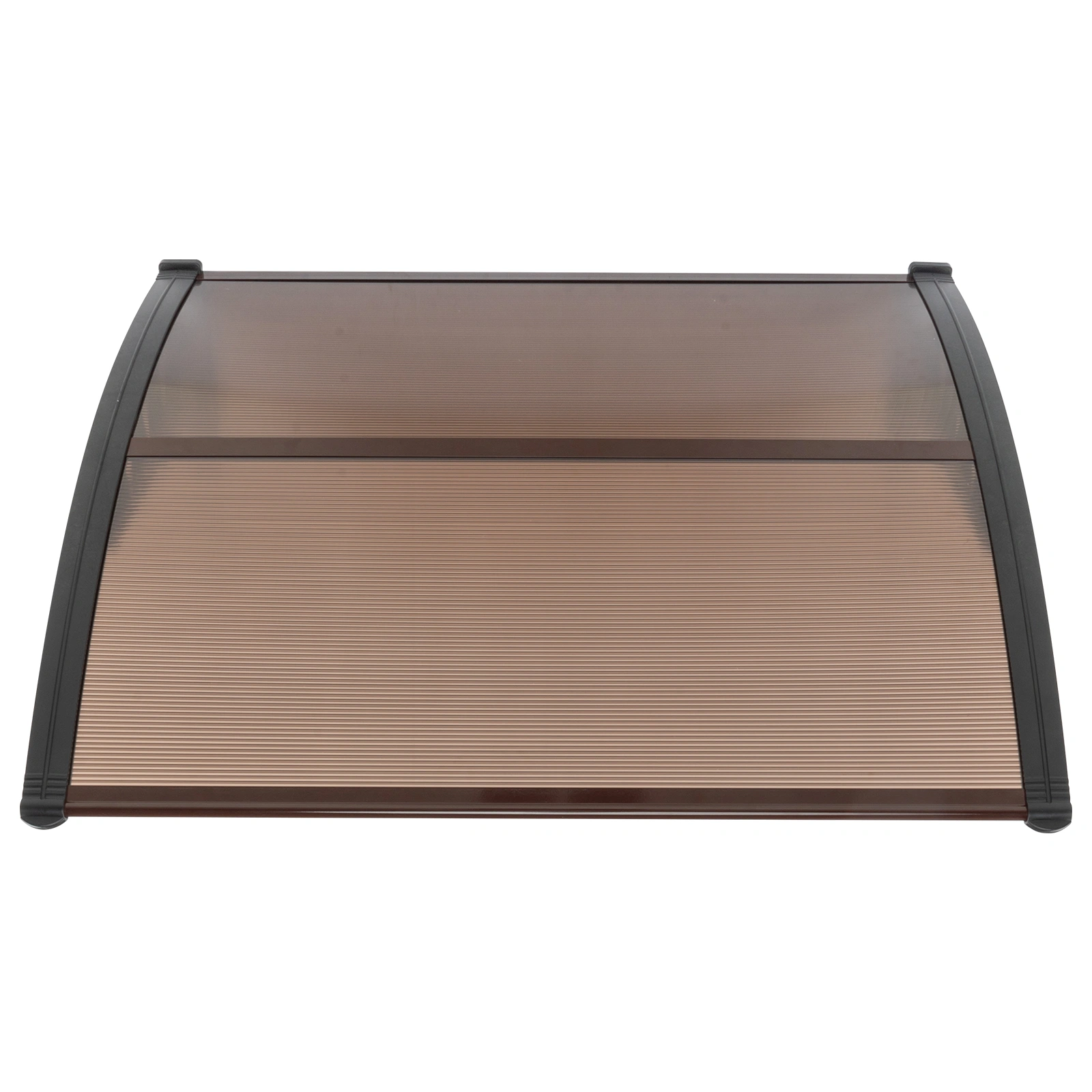 100 x 96cm Household Application Door & Window Rain Cover Eaves Brown Board & Black Holder view 16