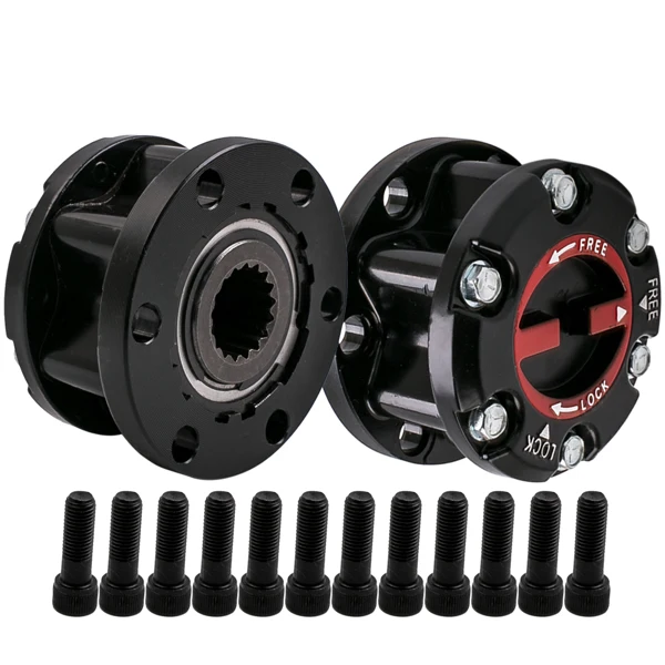 Front Manual Locking Hub Fit For Isuzu D Max 2005 onwards Fit For Isuzu Trooper II KB 2500 1987 - 1993 Fit For OPEL Frontera 1991 - up view 2