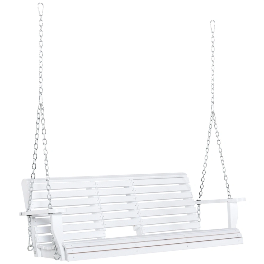 Outdoor Patio Swing Seat Garden Porch Hammock Chair for 3 People Wicker Rattan Outdoor Furniture