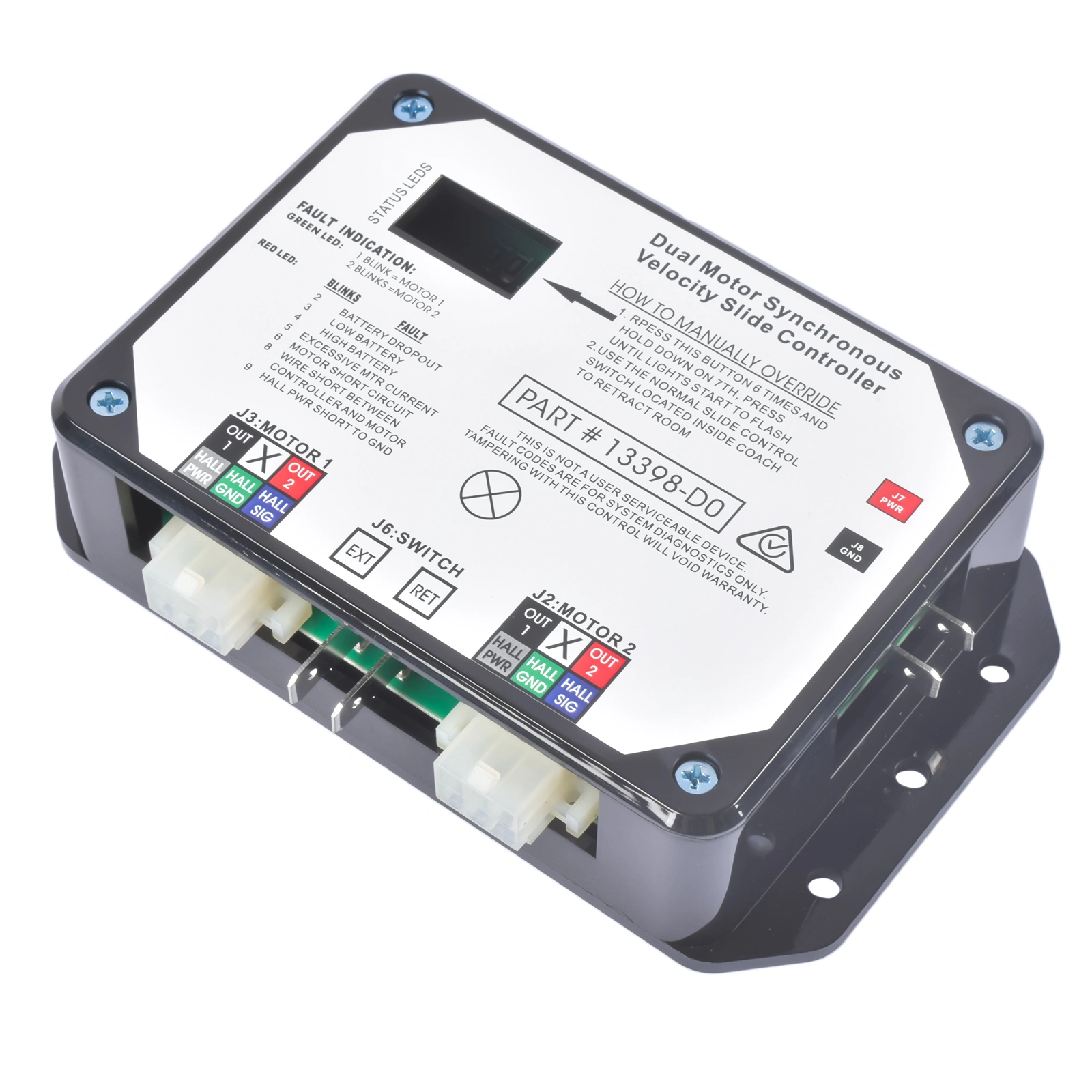 13398-D0 Dual Motor Synchronous Velocity Slide Controller Replacement for V-Sync II, Lippert on RV view 11