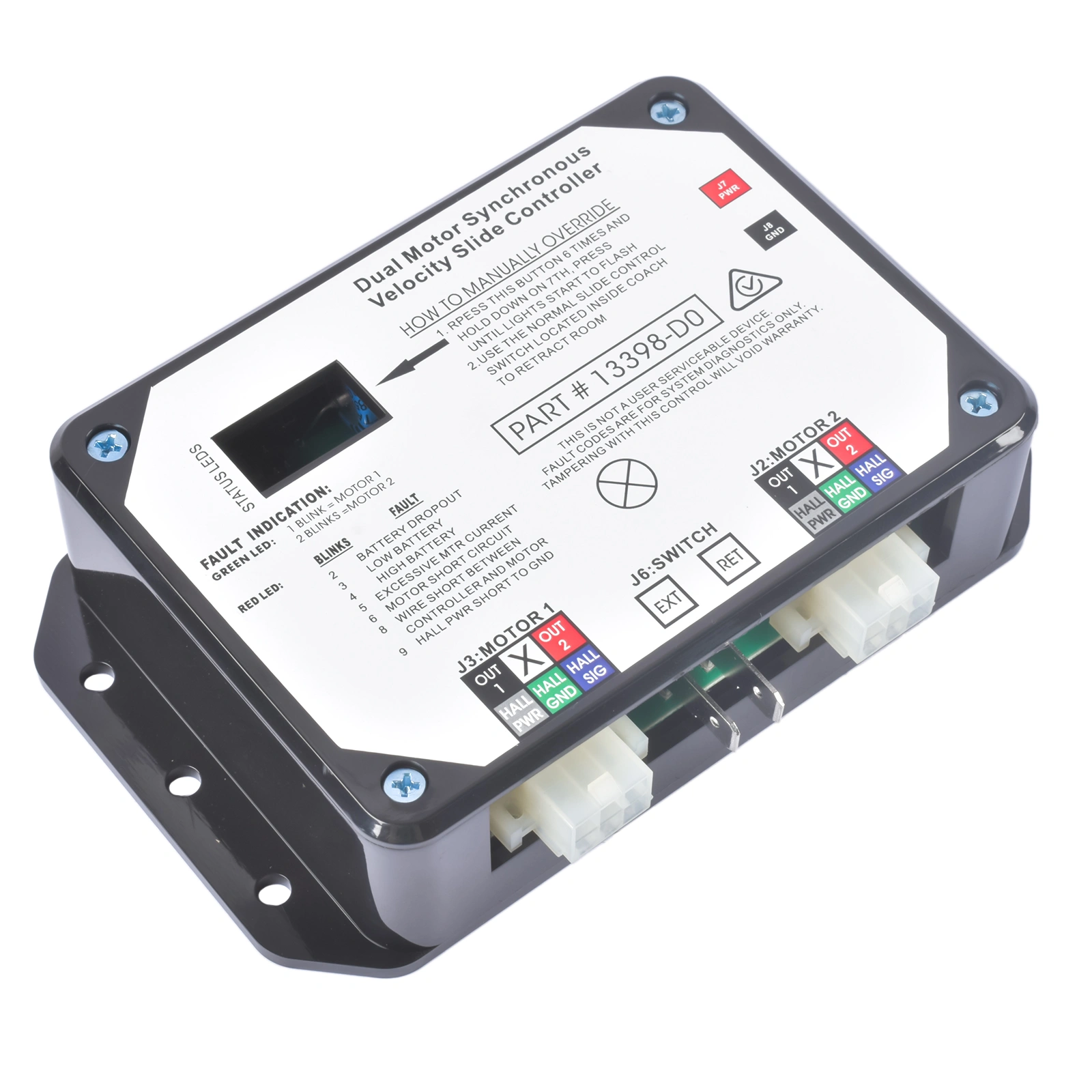 13398-D0 Dual Motor Synchronous Velocity Slide Controller Replacement for V-Sync II, Lippert on RV view 7