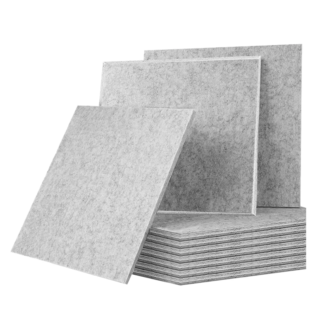 12 Pack Dark Gray Acoustic Wall Panel Tiles Self Adhesive Sound Proofing Foam for Studio Insulation view 5