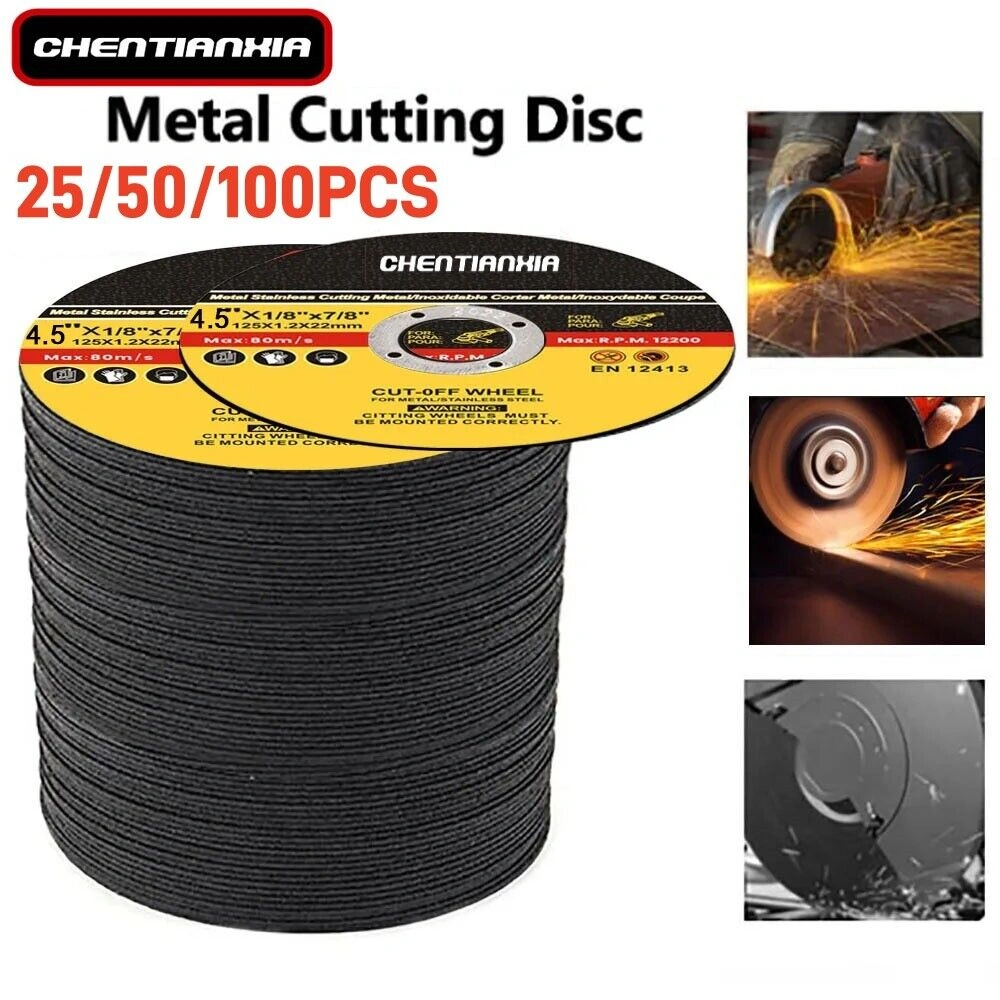 50x115mm Ultra Thin 1mm Metal Cutting Disc Wheel for Steel & Stainless Steel Angle Grinder