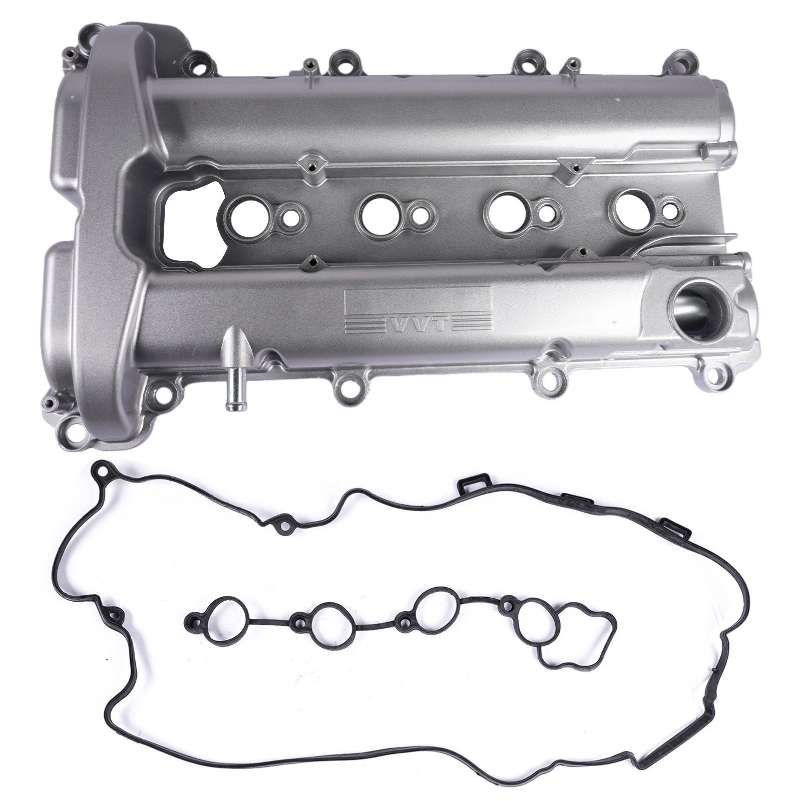 Engine Valve Cover with Gasket Fit for Chevy HHR 2006-2011 Cobalt 2006-2010 Pontiac Solstice 2006-2009 Silver 1Pc