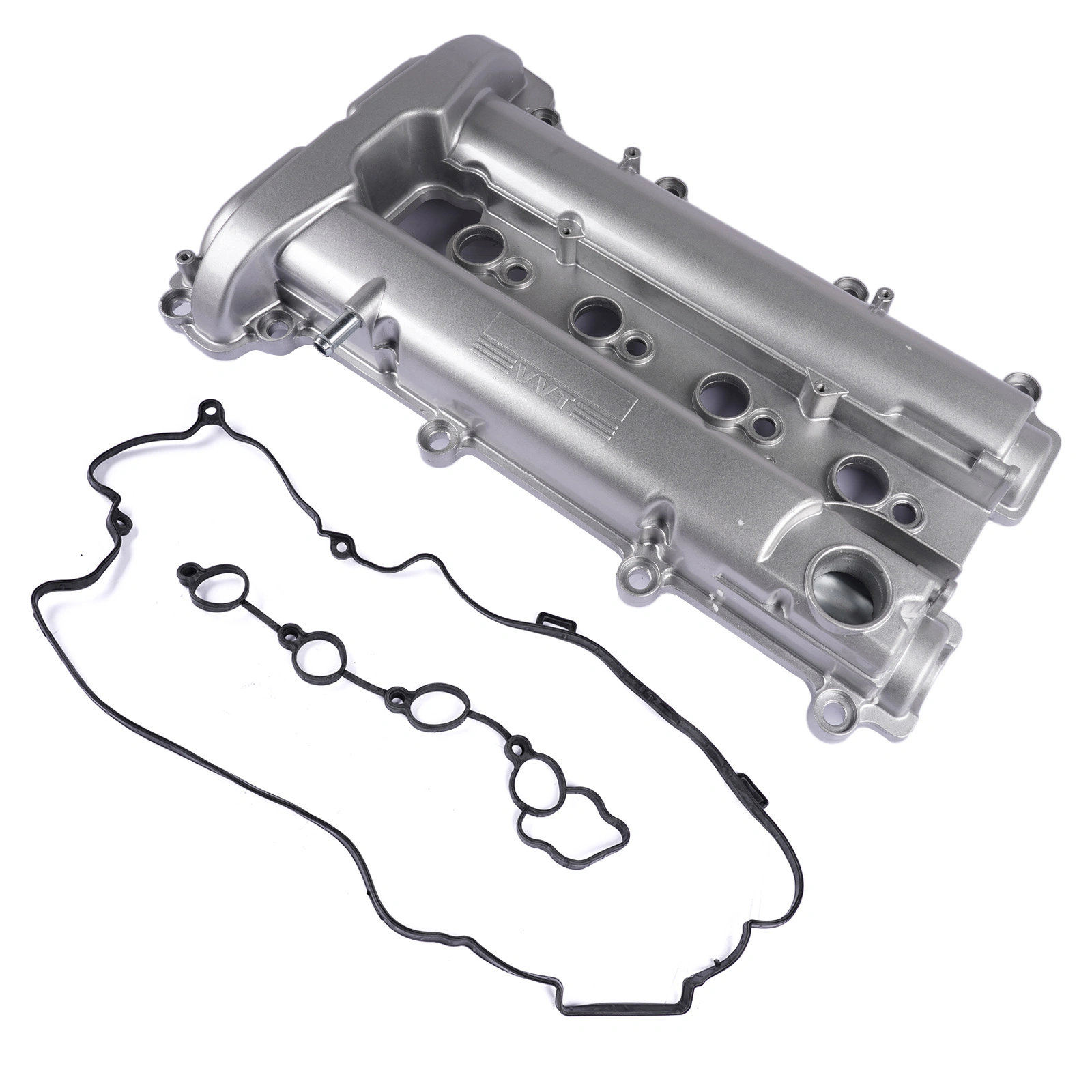 Engine Valve Cover with Gasket Fit for Chevy HHR 2006-2011 Cobalt 2006-2010 Pontiac Solstice 2006-2009 Silver 1Pc view 3