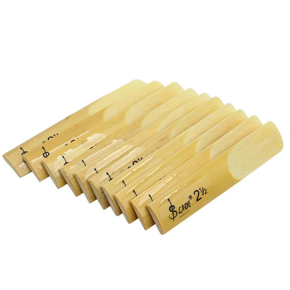 10pcs LADE E-Flat Alto Saxophone Reed with Transparent Case Strength 2.5 view 9