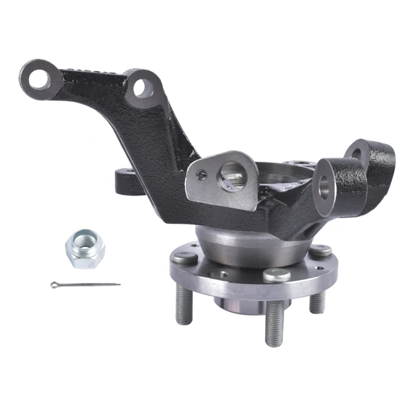 Front Left Steering Knuckle & Wheel Hub Bearing Assembly Fit for Chevy Aveo Aveo5 Pontiac G3 L4 1.6L 96535190 view 2