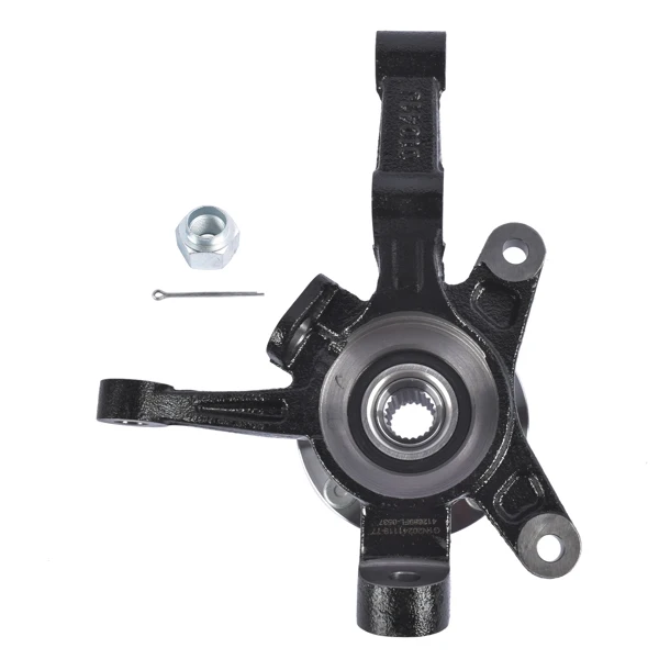 Front Left Steering Knuckle & Wheel Hub Bearing Assembly Fit for Chevy Aveo Aveo5 Pontiac G3 L4 1.6L 96535190 view 3
