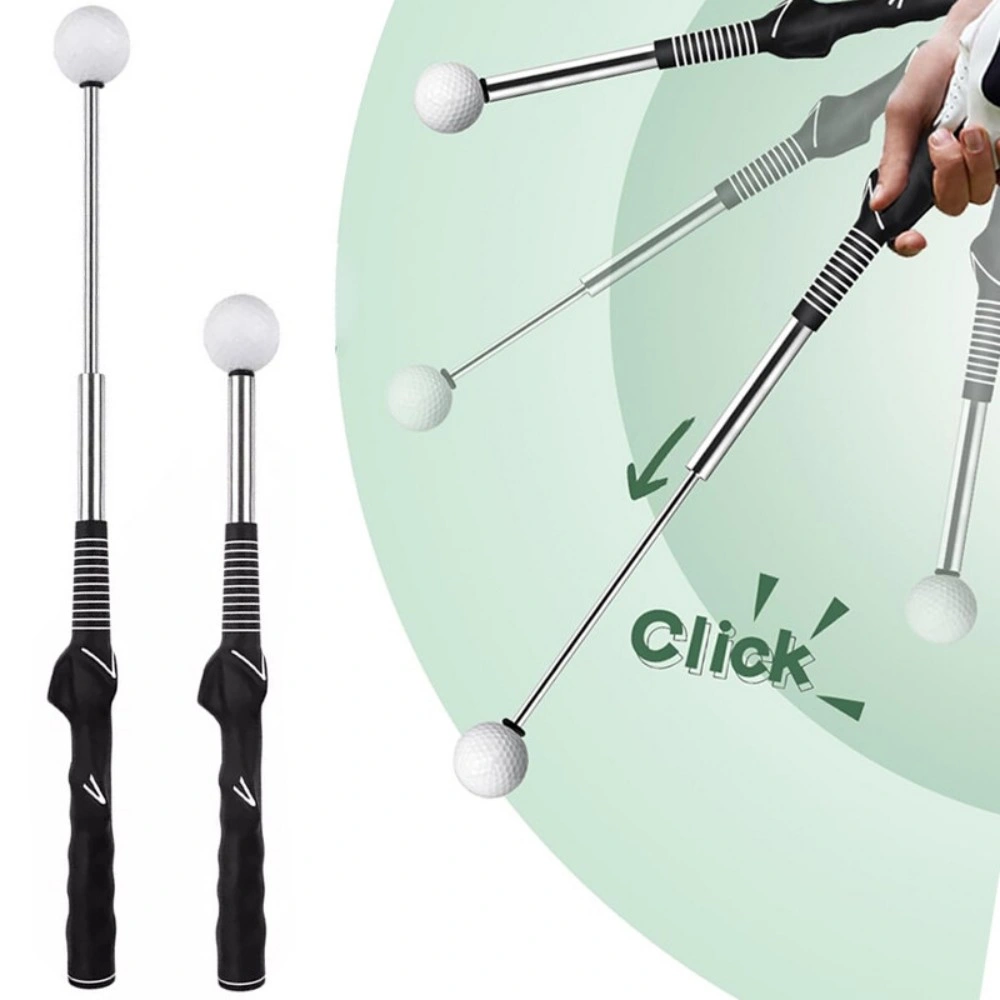 Retractable Golf Swing Trainer - Grip & Stance Training Aid for Indoor Practice & Warm Up view 5