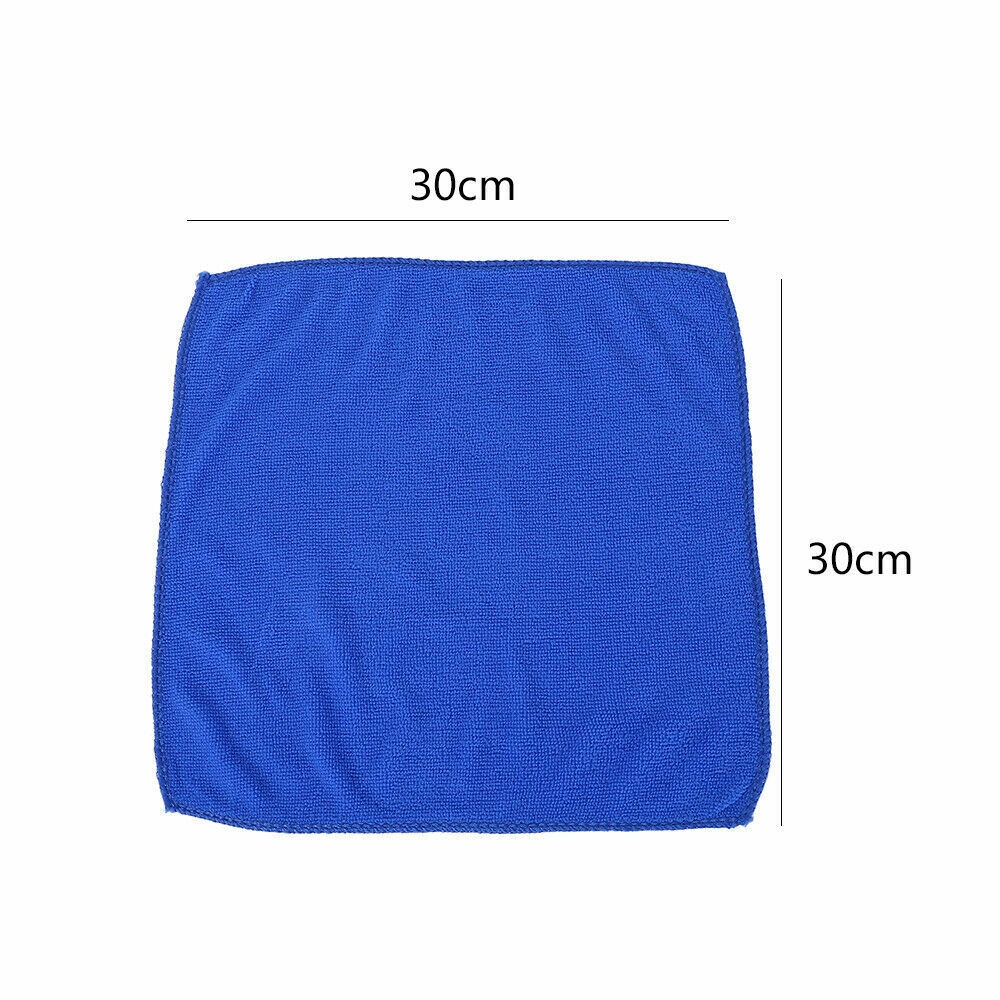 50 Pack Microfiber Cleaning Cloths Car Polishing Towels Soft Absorbent Wash Pads view 2