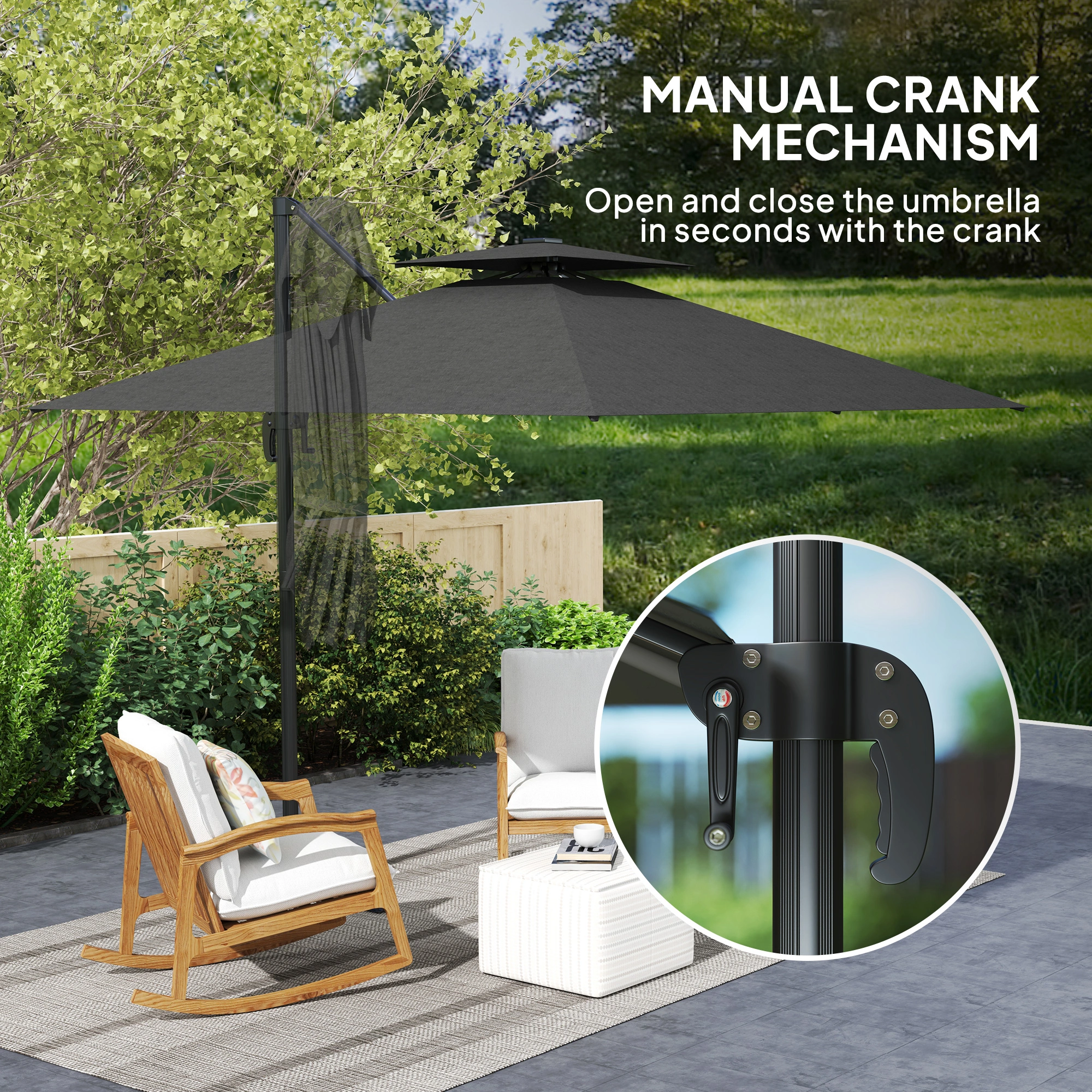 Wall Mounted Umbrella Rack - Modern Metal Key Holder Stand for Doorway, Hallway, Entryway - Holds 6-8 Umbrellas view 3