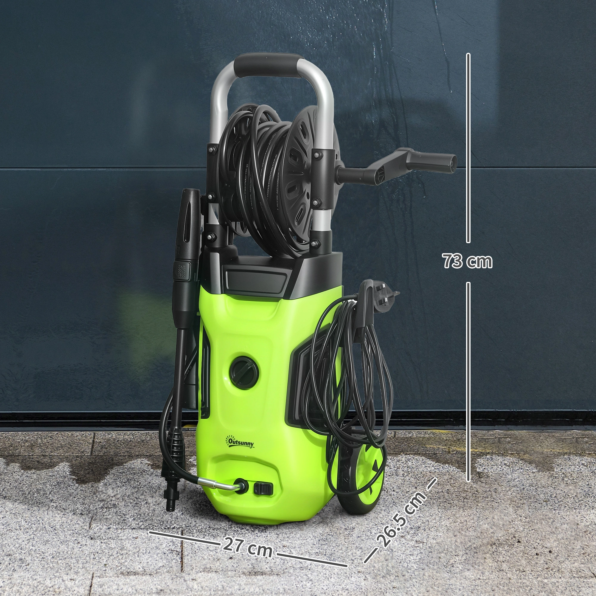 High Pressure Washer 2200 PSI Hot Cold Electric Pressure Cleaner 1.6 GPM Tool Set view 4