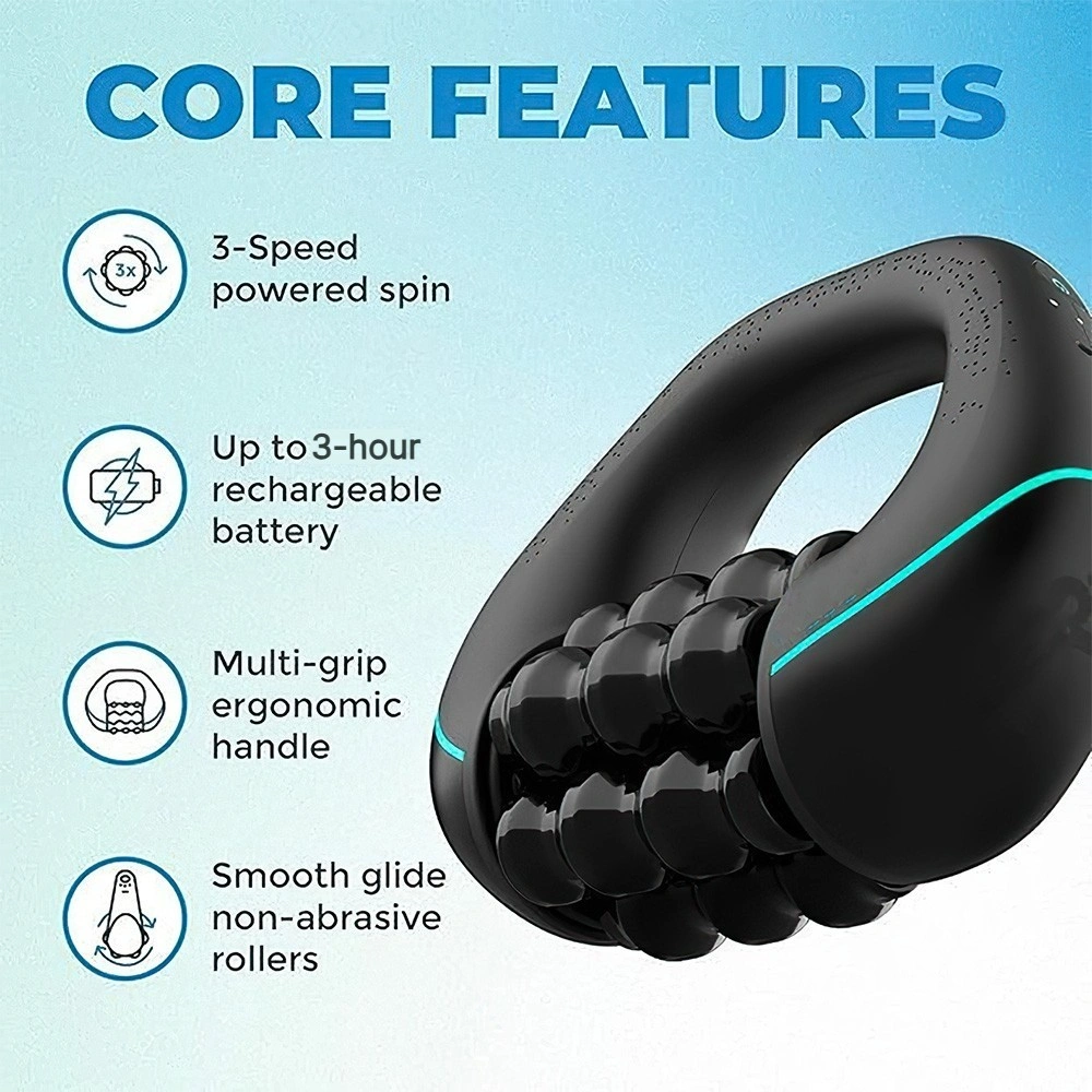 Handheld Lymphatic Drainage Massager - Manual Body Deep Tissue Scar Massage Tool for Face, Legs & Wrinkles view 6