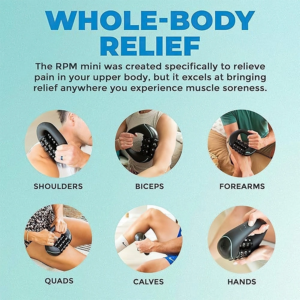 Handheld Lymphatic Drainage Massager - Manual Body Deep Tissue Scar Massage Tool for Face, Legs & Wrinkles view 7