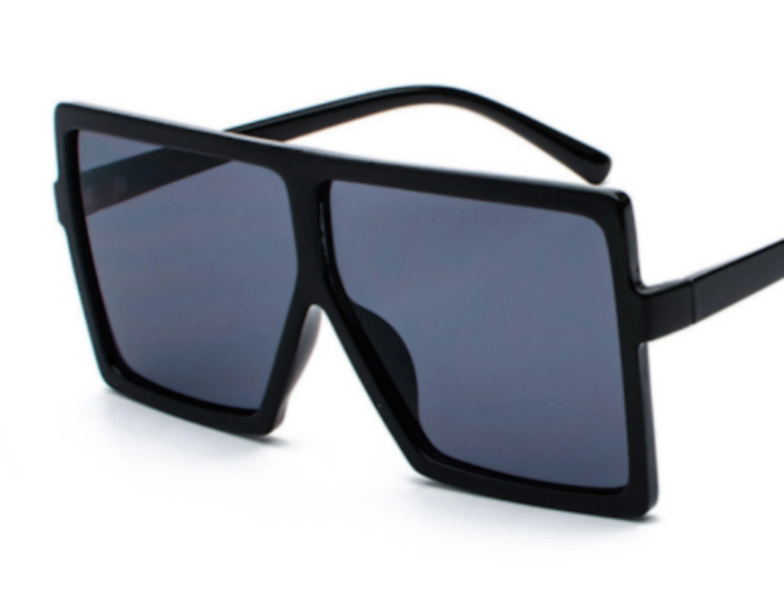 Women's Oversized Square Flat Top Sunglasses Large UV400 Fashion Shades view 4