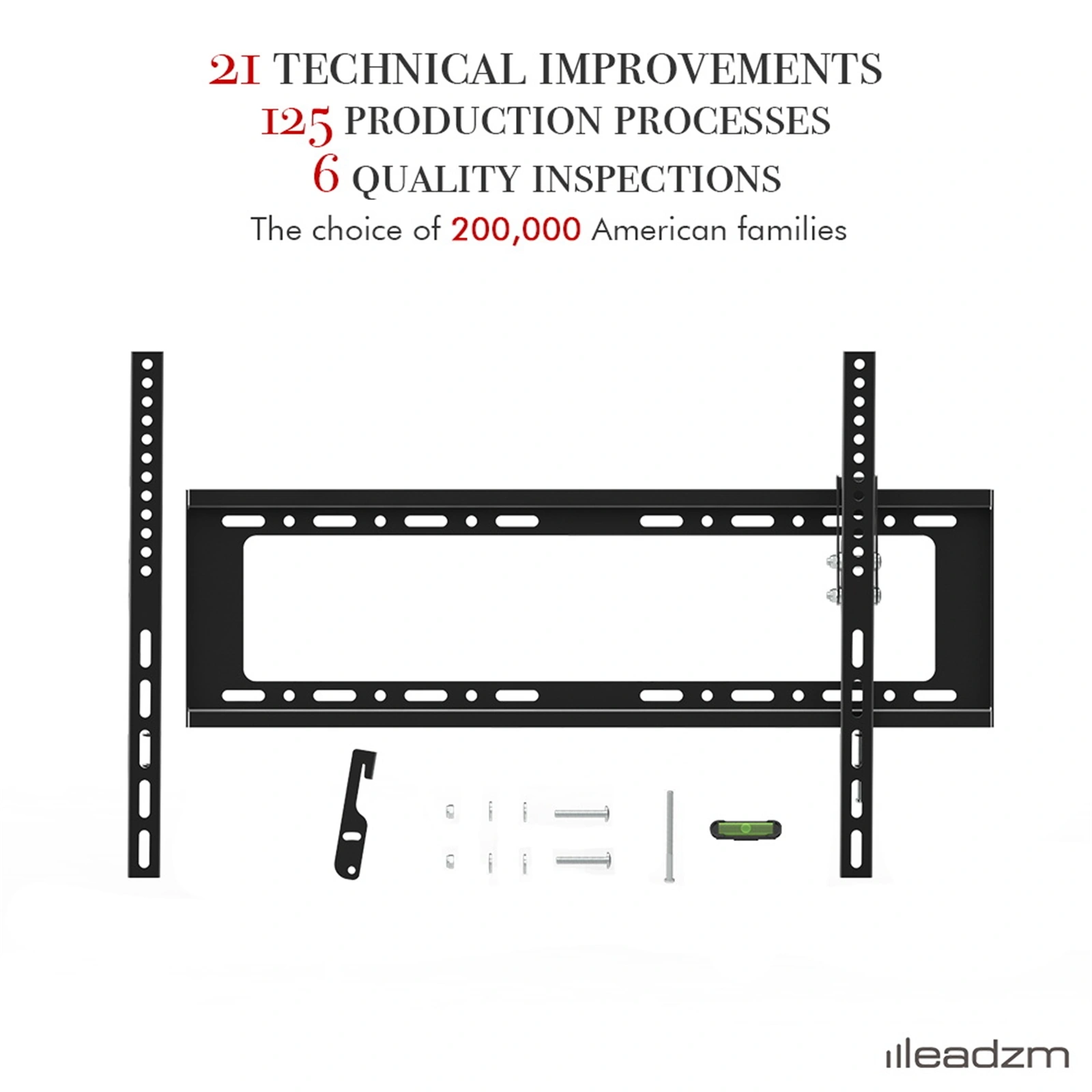 32-70" Wall Mount Bracket TV Stand TMW798 with Spirit Level view 10