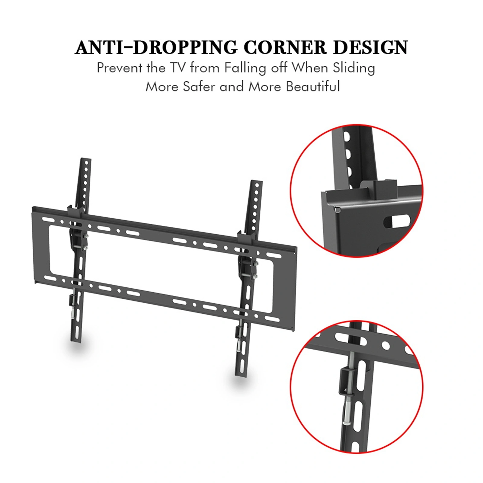 32-70" Wall Mount Bracket TV Stand TMW798 with Spirit Level view 5