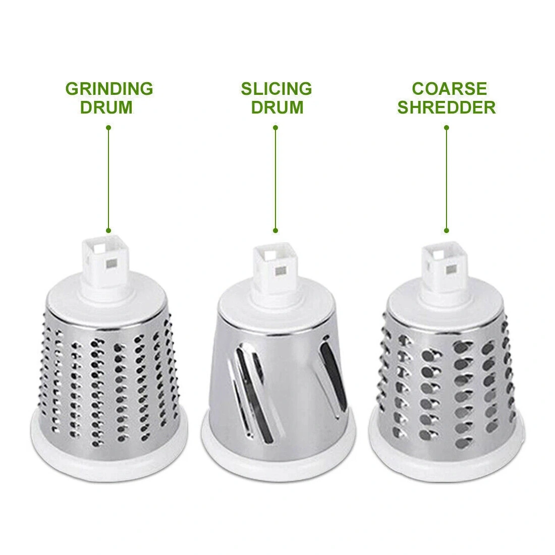 3-In-1 Rotary Food Slicer Chopper Cheese Grater Fruit Vegetable Shredder Cutter view 5