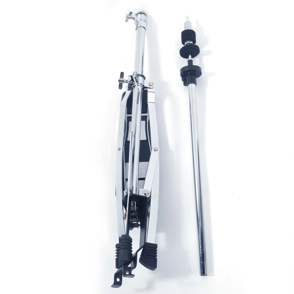 Professional Pedal Hi-Hat Stand, Silver & Black Control Style Drum Hardware view 2