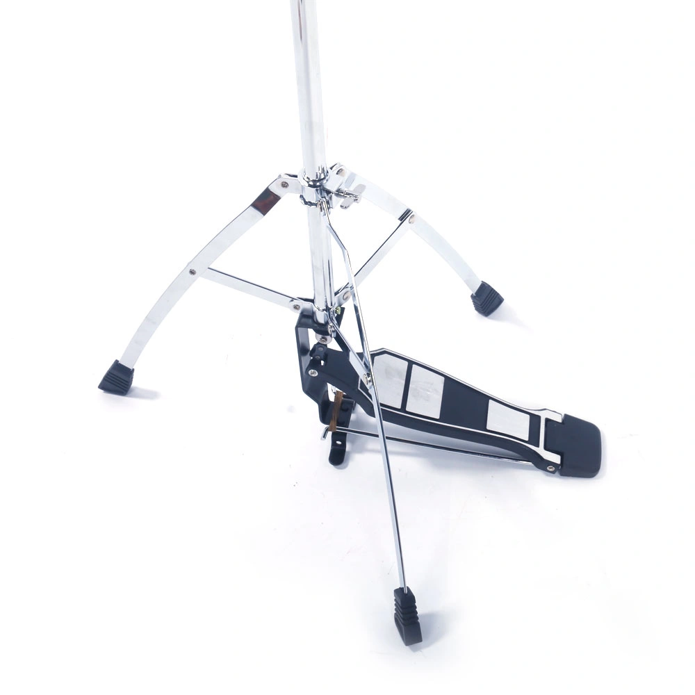 Professional Pedal Hi-Hat Stand, Silver & Black Control Style Drum Hardware view 3