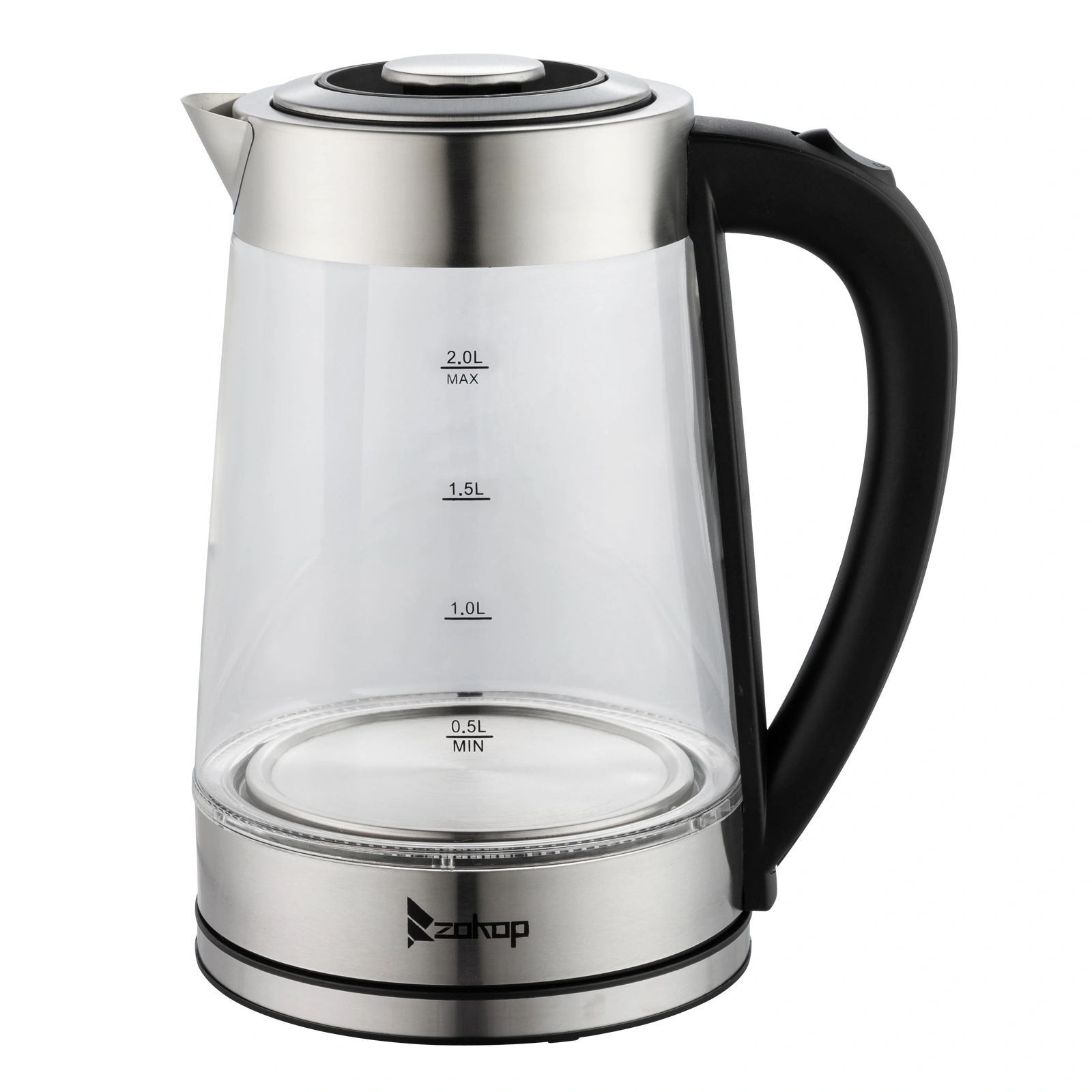HD-250 220V 2000W 2L Blue Glass Electric Kettle view 16