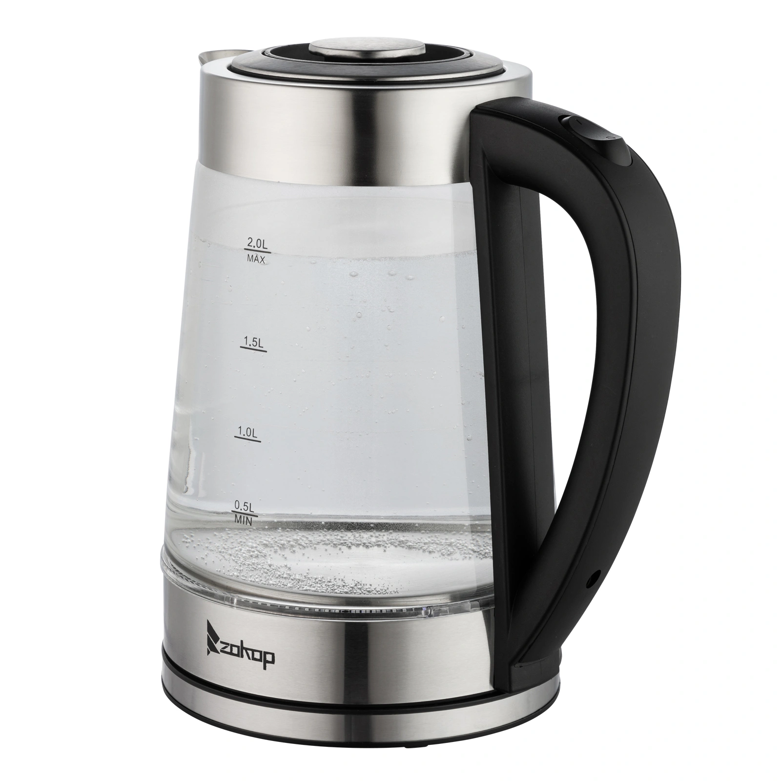 HD-250 220V 2000W 2L Blue Glass Electric Kettle view 17