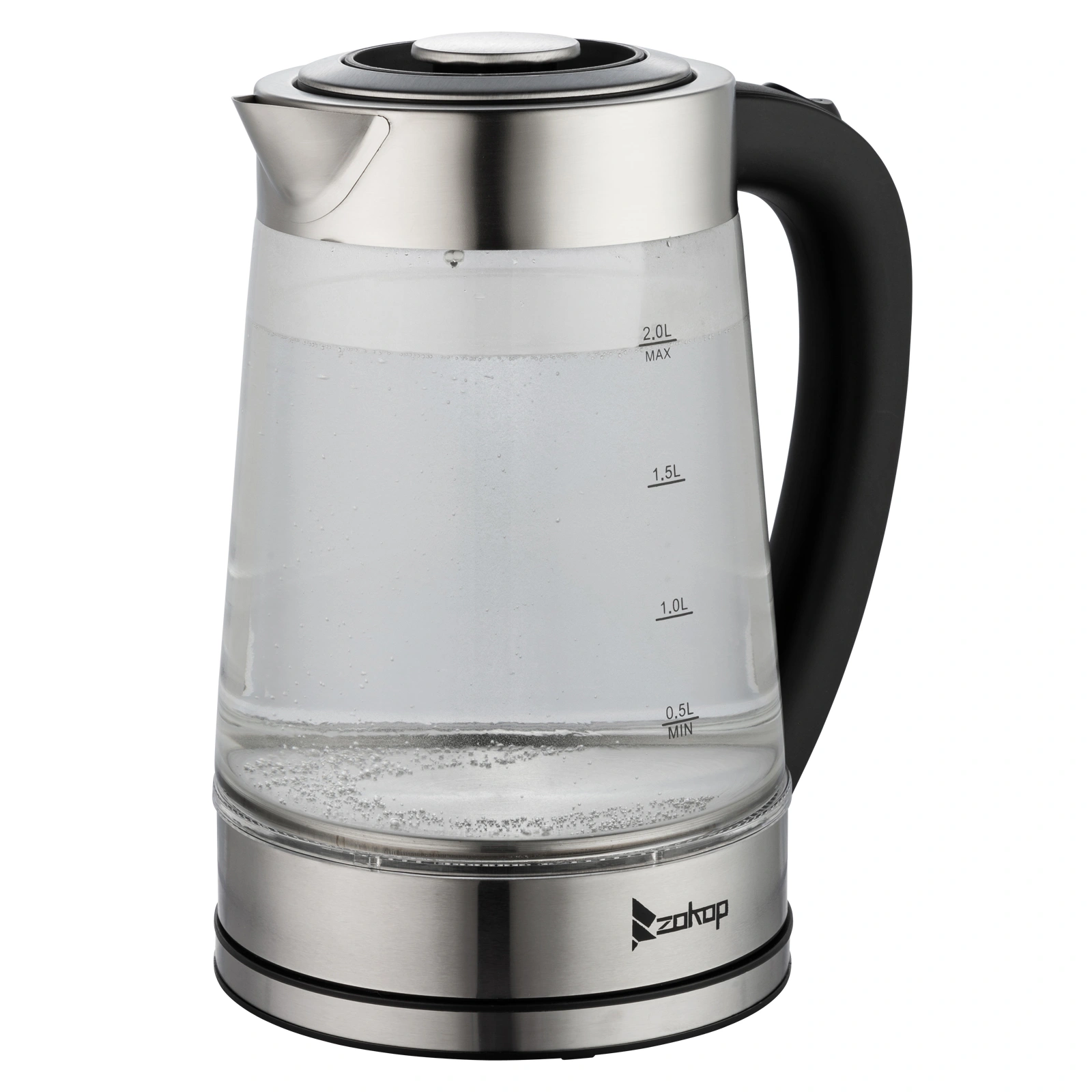 HD-250 220V 2000W 2L Blue Glass Electric Kettle view 18