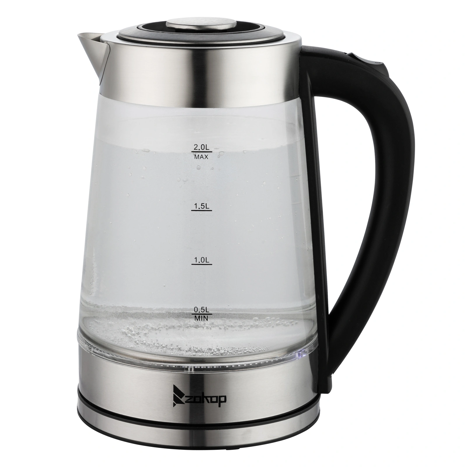 HD-250 220V 2000W 2L Blue Glass Electric Kettle view 19