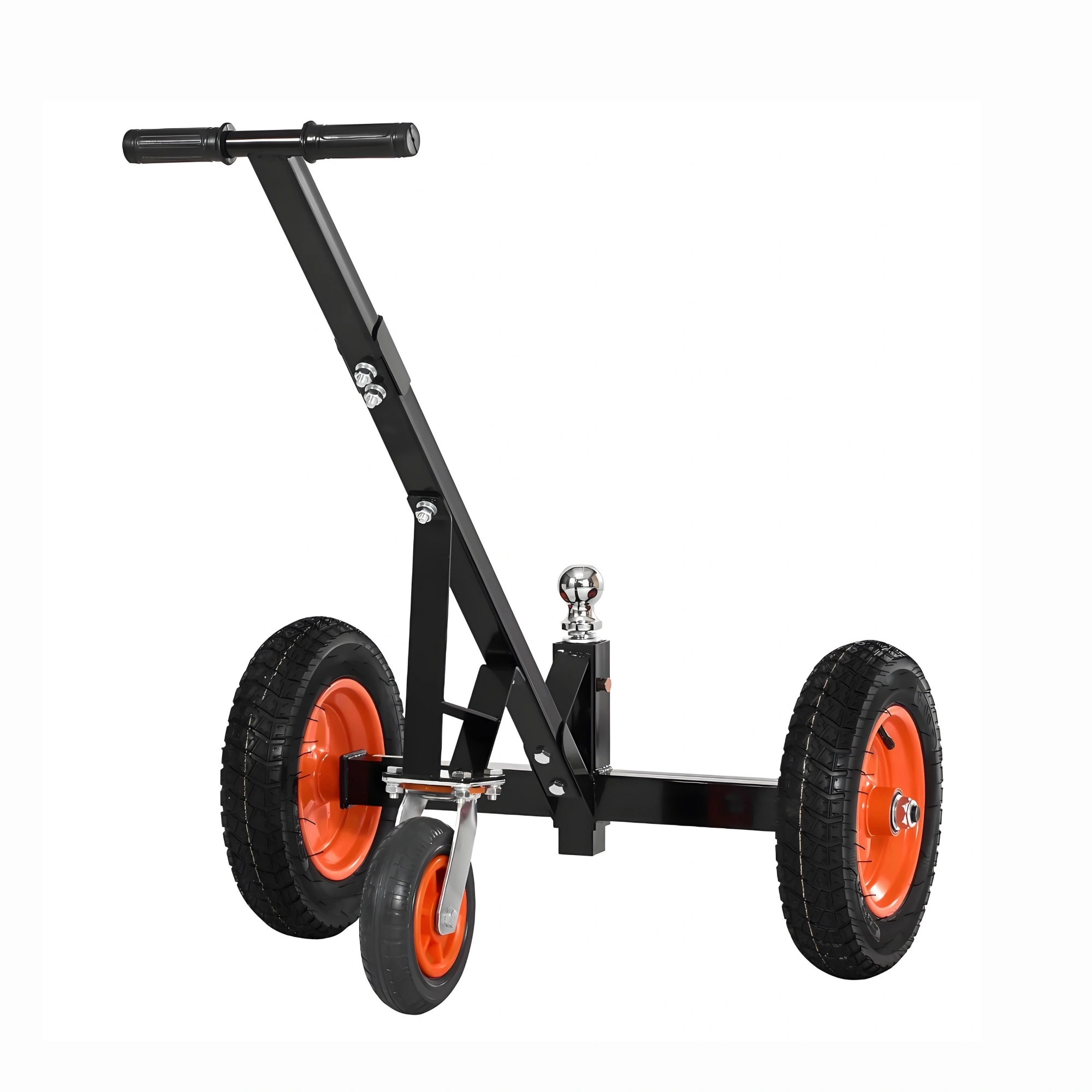 Trailer Dolly 1000 lbs Tongue Weight Capacity, Carbon Steel Trailer Mover with 2" Ball & 14" Pneumatic Tires, Portable Tow Dolly for RV view 2