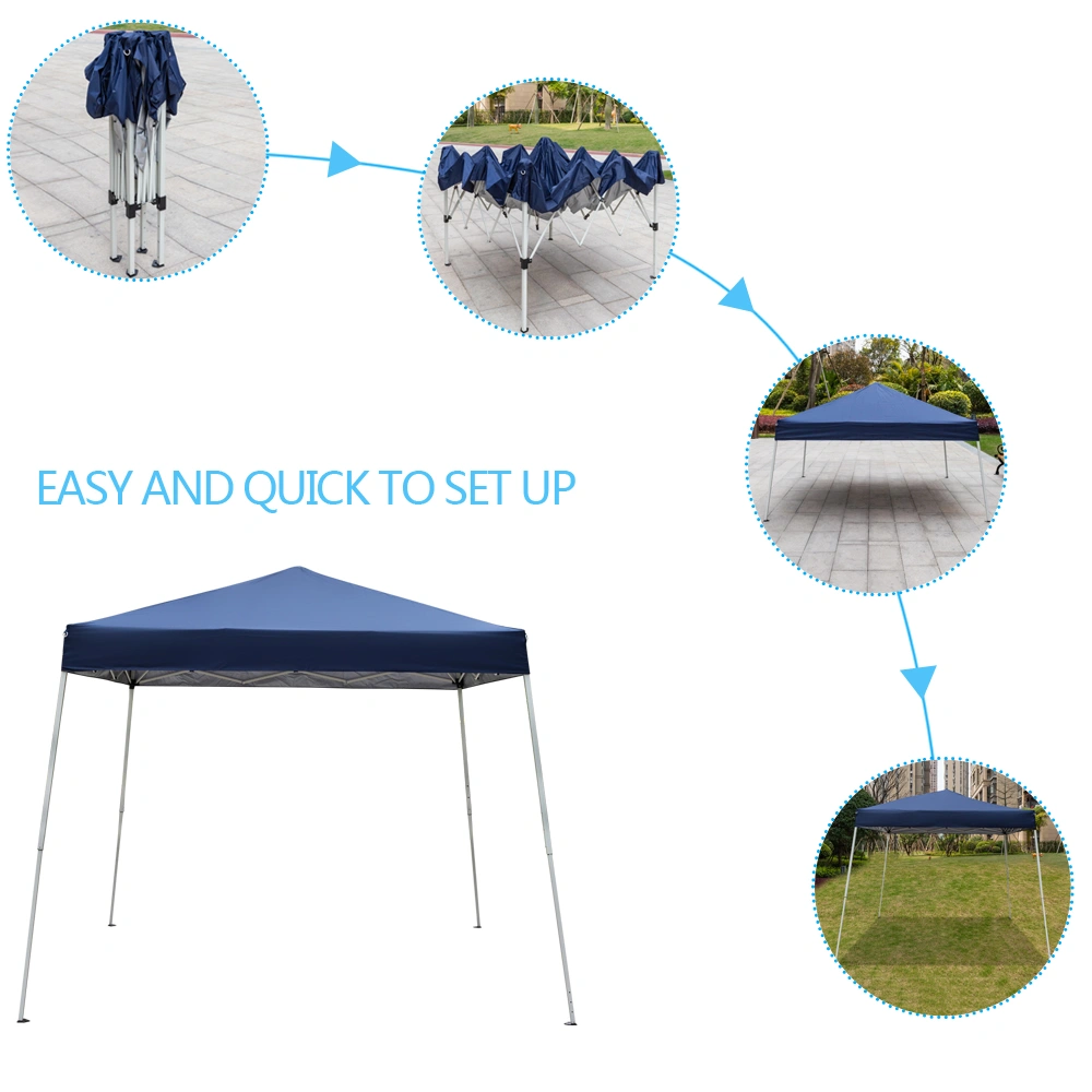 8*8ft Portable Home Use Waterproof Folding Tent Blue view 66