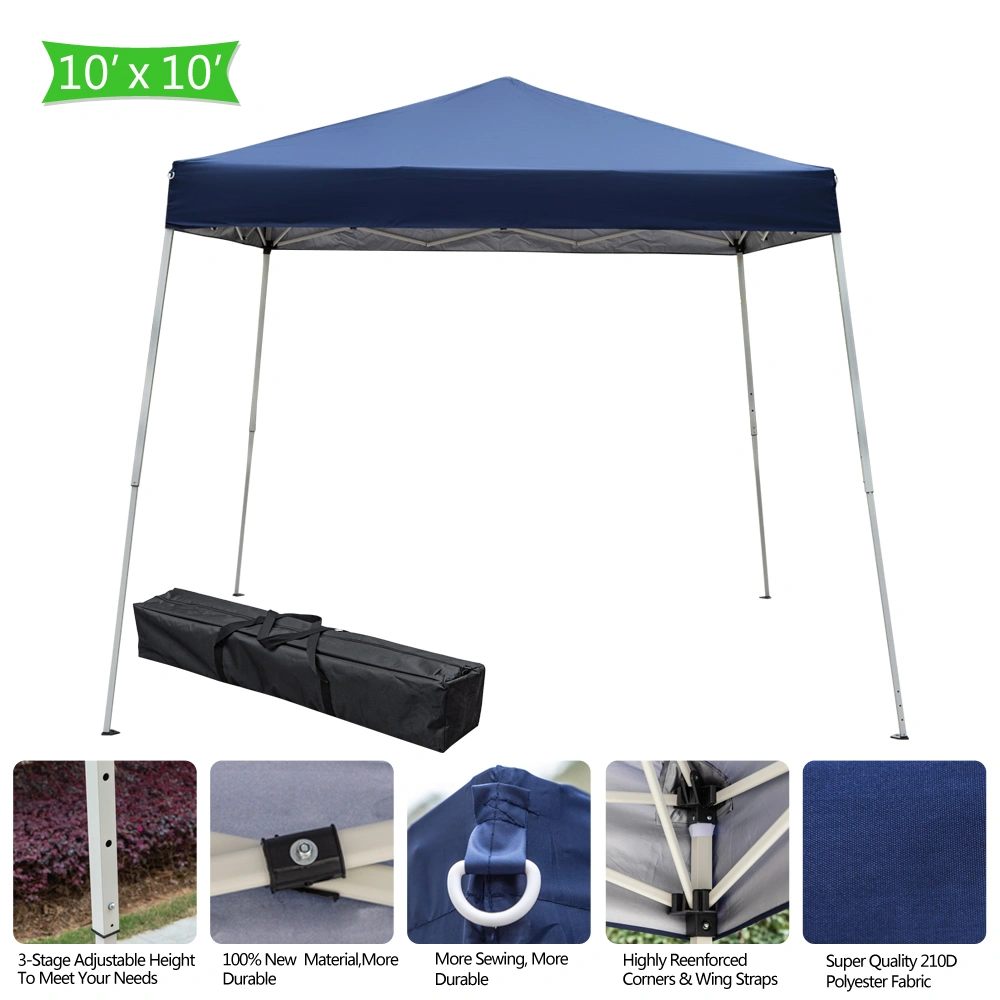 8*8ft Portable Home Use Waterproof Folding Tent Blue view 75