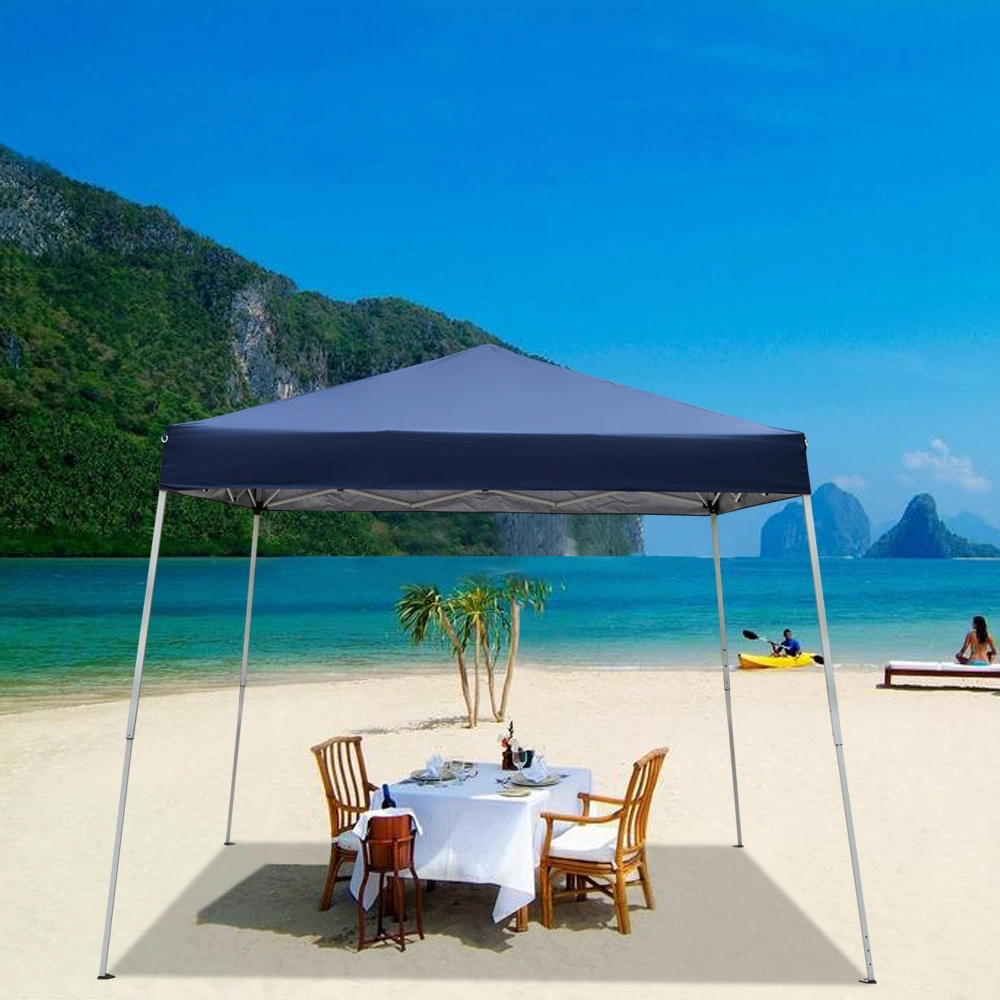 8*8ft Portable Home Use Waterproof Folding Tent Blue view 89