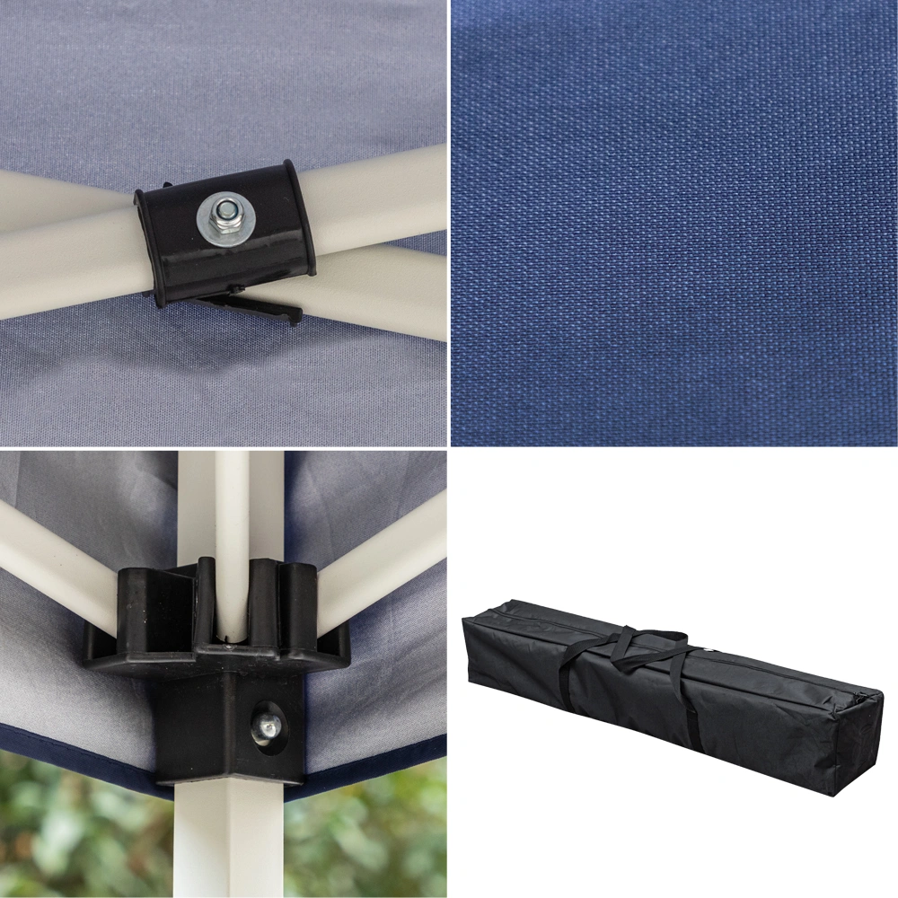 8*8ft Portable Home Use Waterproof Folding Tent Blue view 98