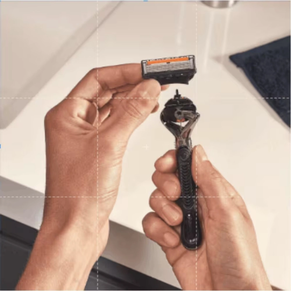 5 Razors + 24 Replacement Blades Wet Razor System New in Package OVP view 5