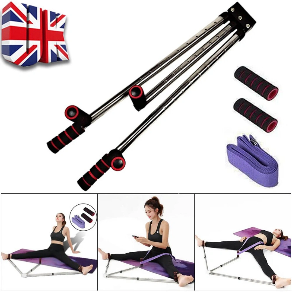3 Bar Leg Stretcher 9 Hole Adjustable Leg Split Stretching Training Machine - Home Gym Flexibility view 2