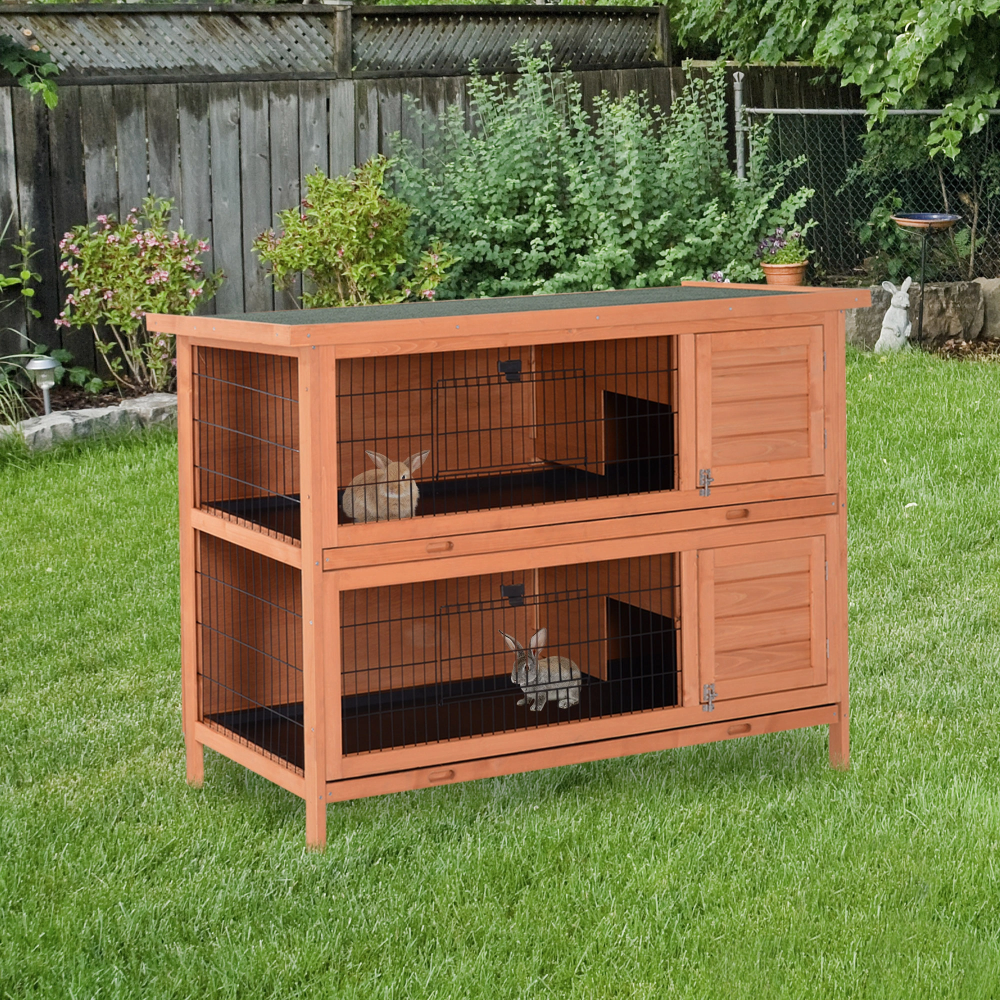 Wooden Rabbit Cage
