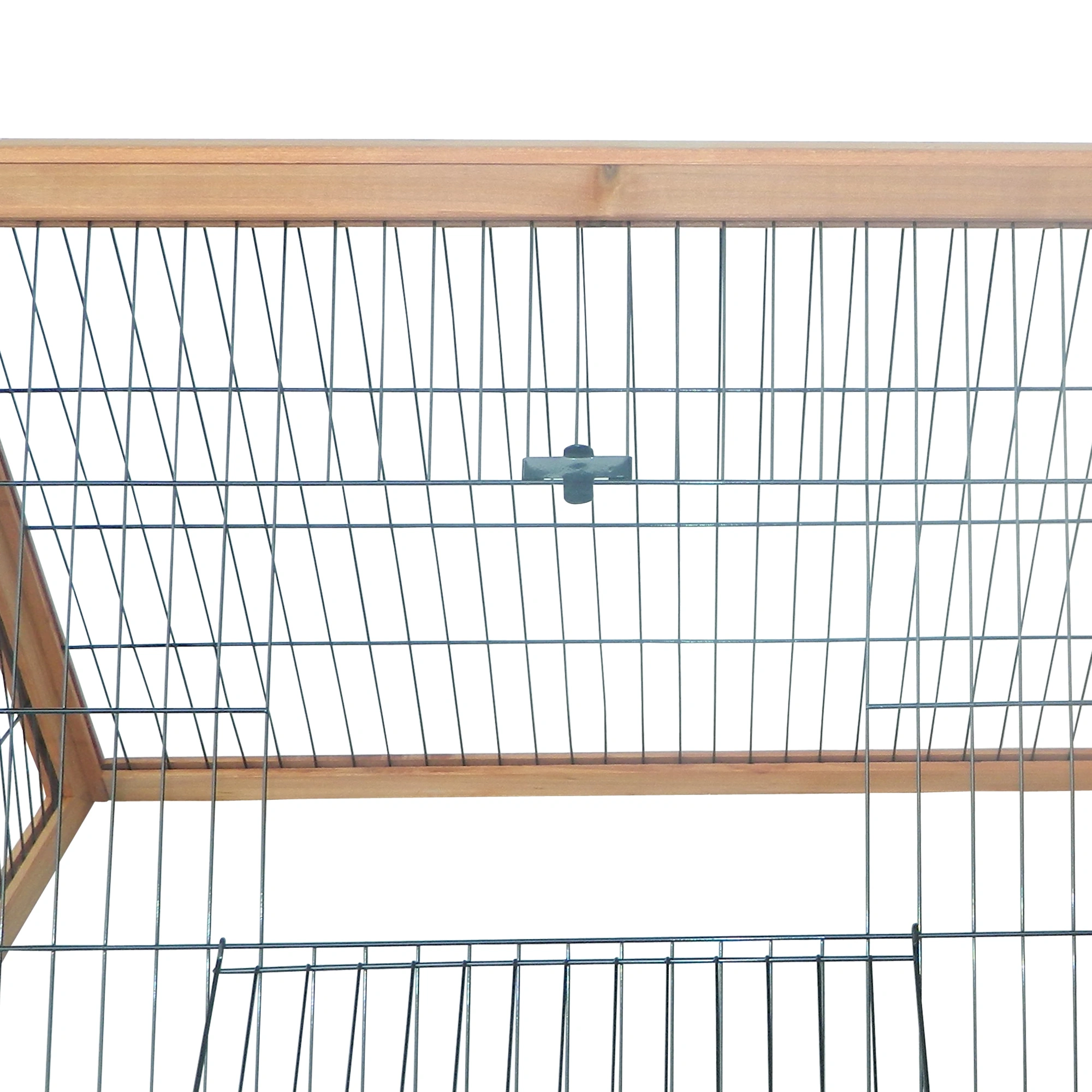 Wooden Rabbit Cage view 2