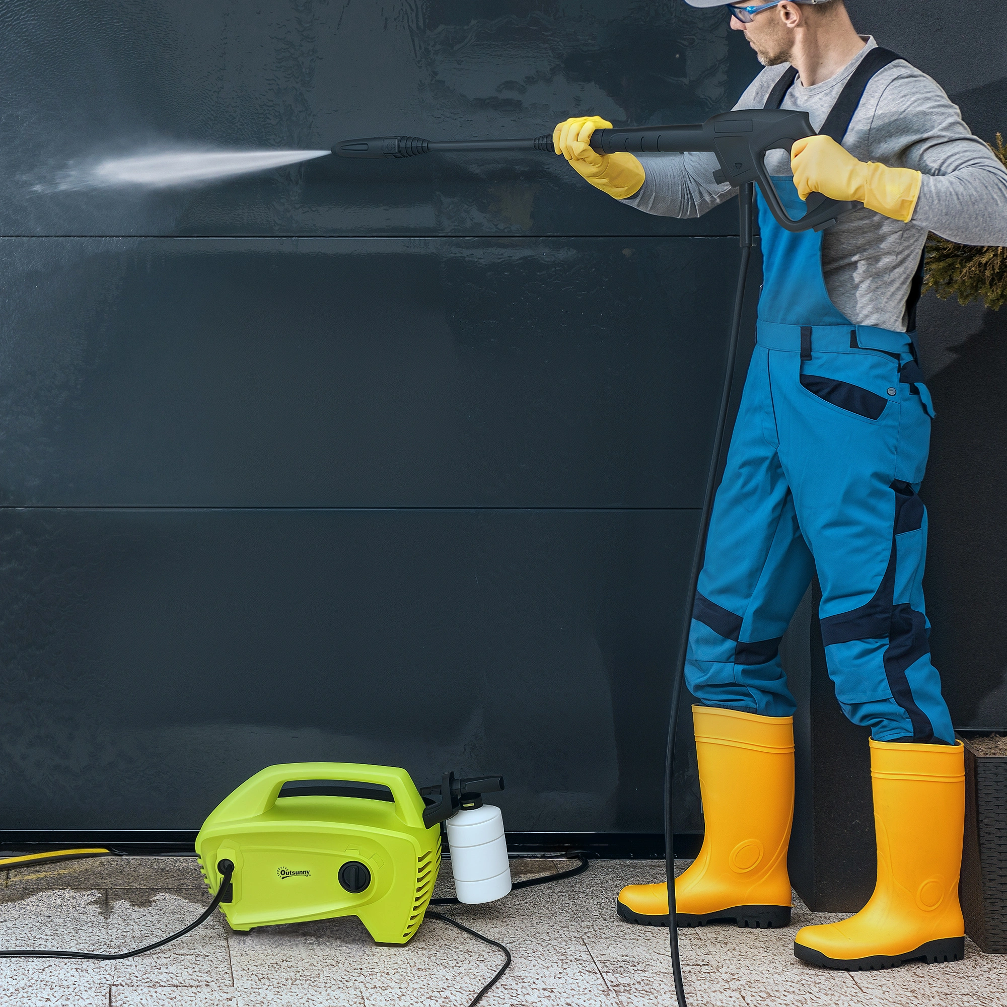 High Pressure Washer 1800 PSI Portable Electric Power Washer Soap Tank 1.2 GPM