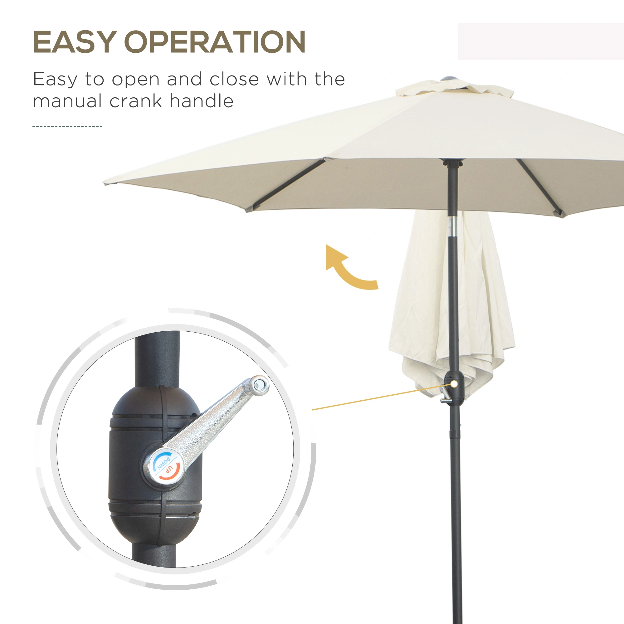 Cantilever Tilt Offset Patio Umbrella view 3