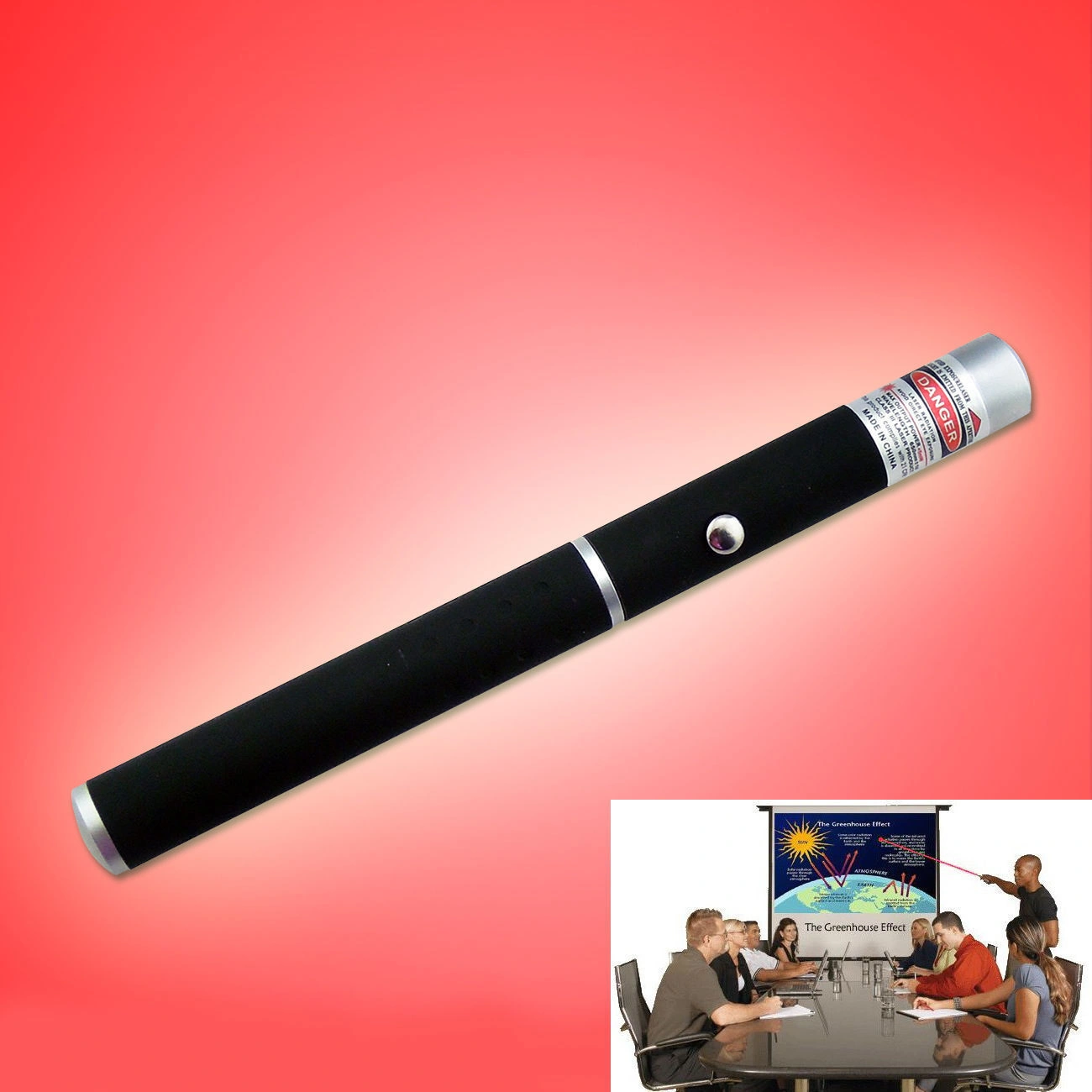 10 PCS Small Laser Pointer Pen 650nm Red Light Visible Beam 1mW for Conference Presentation view 4