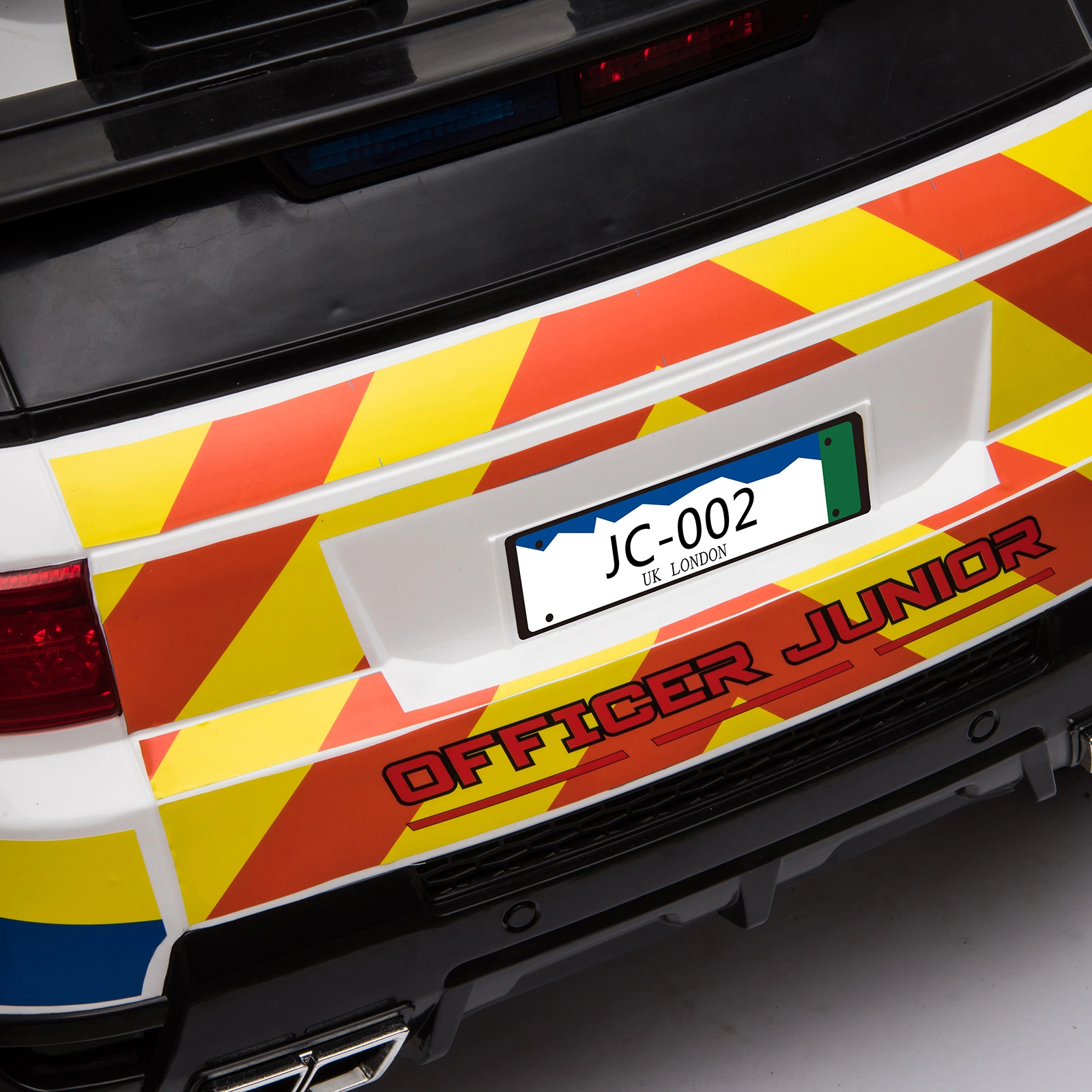 Dual Drive 12V 7Ah Police Car with 2.4G Remote Control White view 19