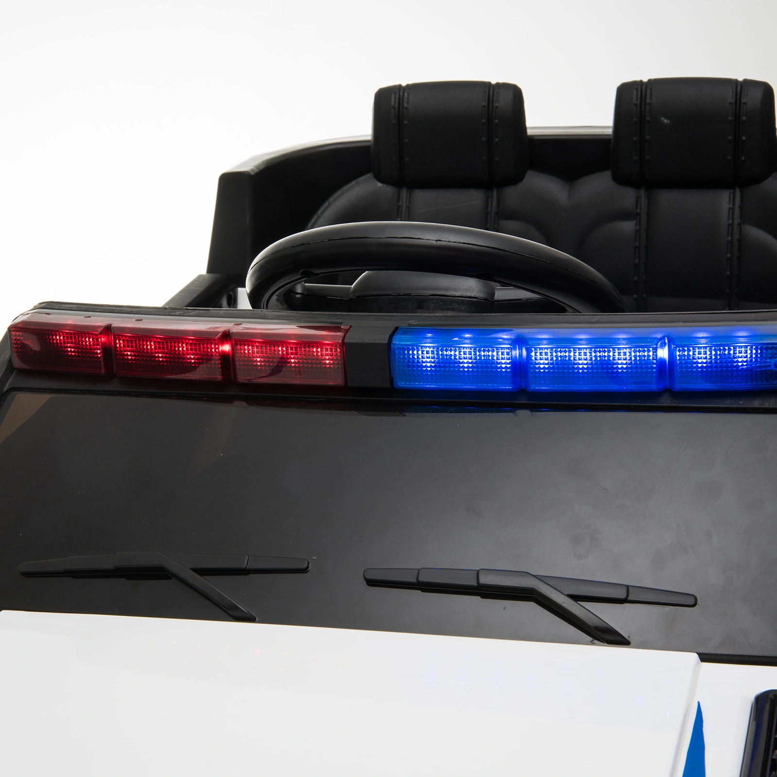 Dual Drive 12V 7Ah Police Car with 2.4G Remote Control White view 20