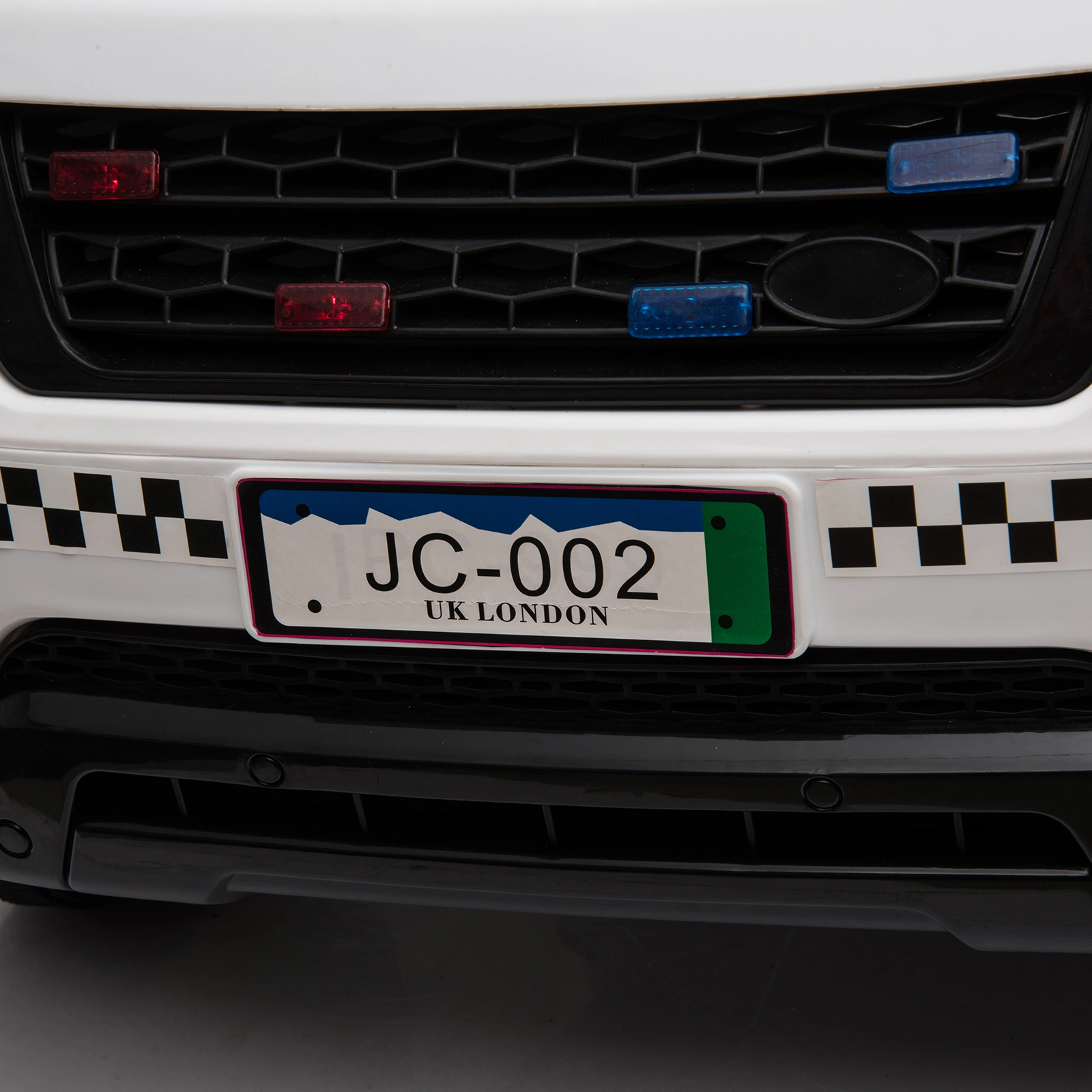 Dual Drive 12V 7Ah Police Car with 2.4G Remote Control White view 25