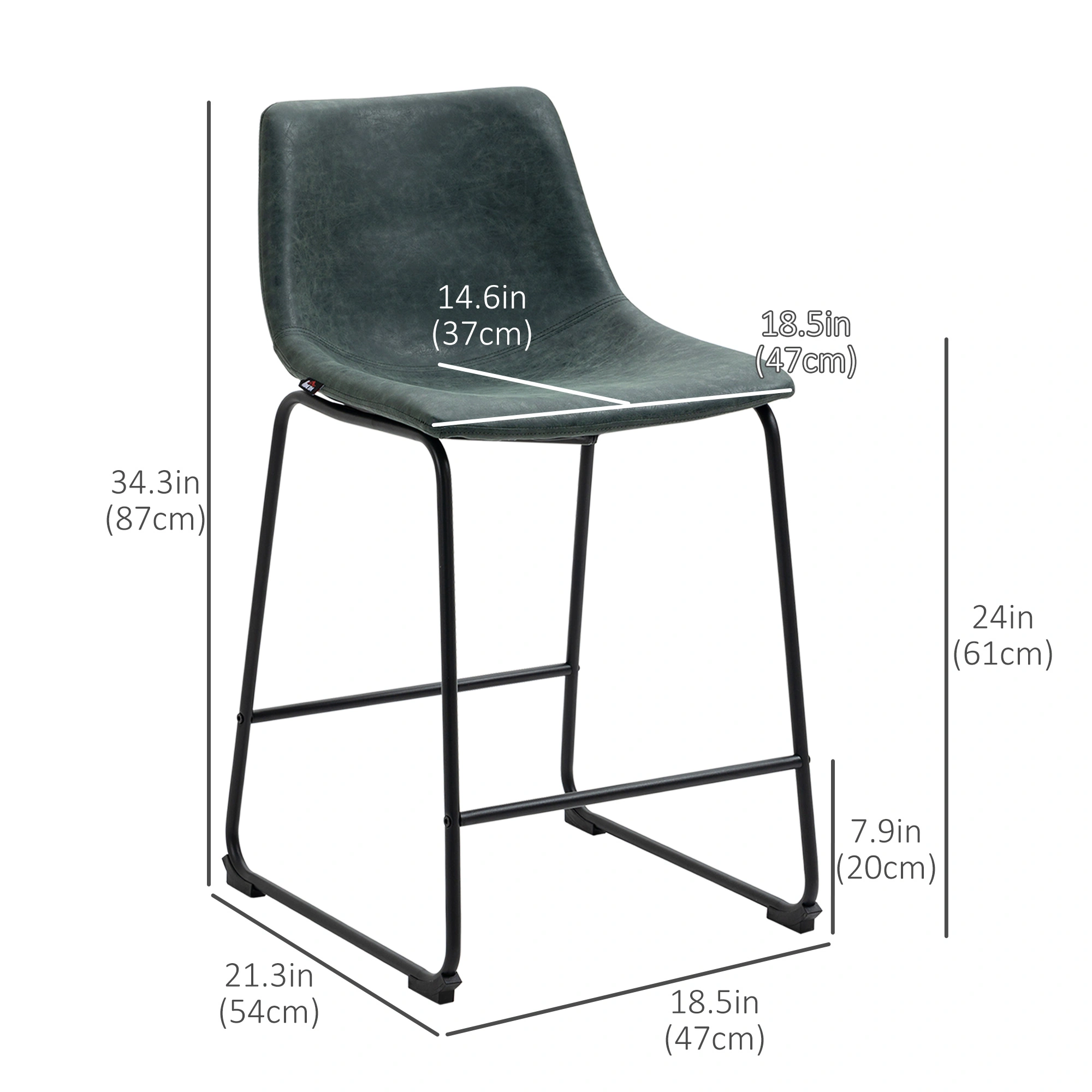 Premium Massage Office Chair Ergonomic Design, High Back Executive Chair with Lumbar Massage Function view 3