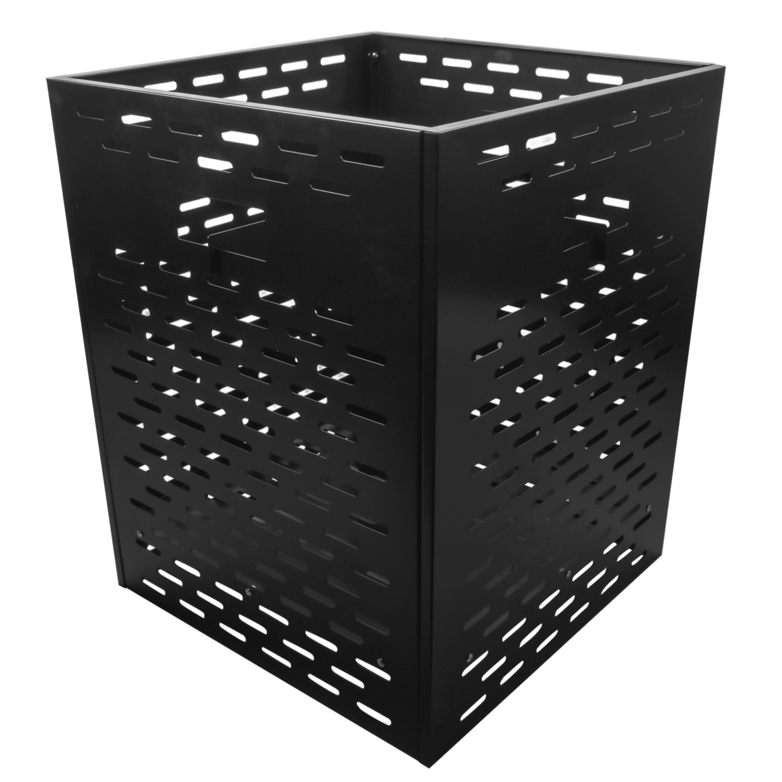 Burn Barrel with Bottom Board - 22x22x30 Outdoor Incinerator Drum, Low Smoke Metal Trash Burner for Yard Waste, Leaves, Paper & Wood view 3