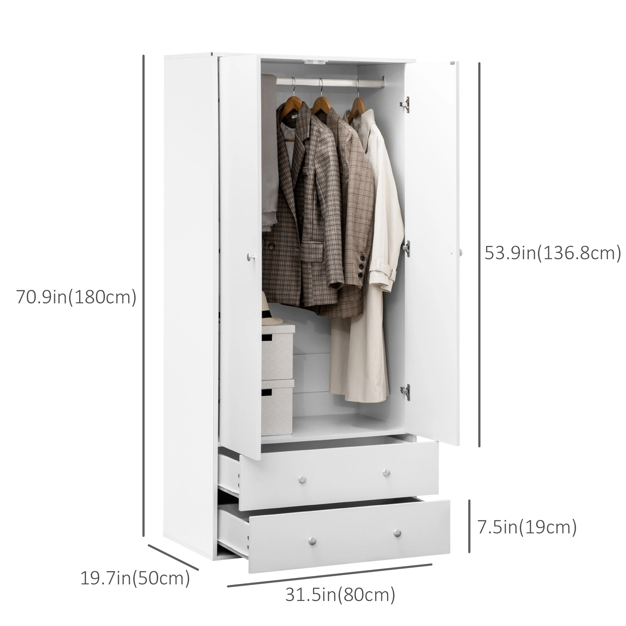 Hall Tree Entryway Bench with Shoe Storage Rack, Wooden Coat Rack Stand with Hooks, Doorway Hall Stand for Living Room Bedroom view 2